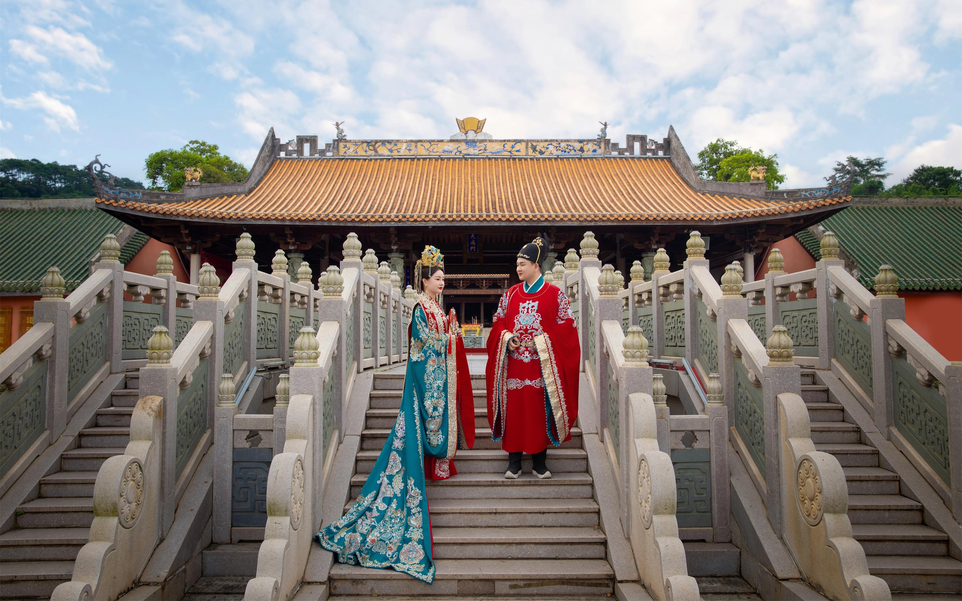 秒出圈的中式汉服婚纱照客片❤穿越大女主