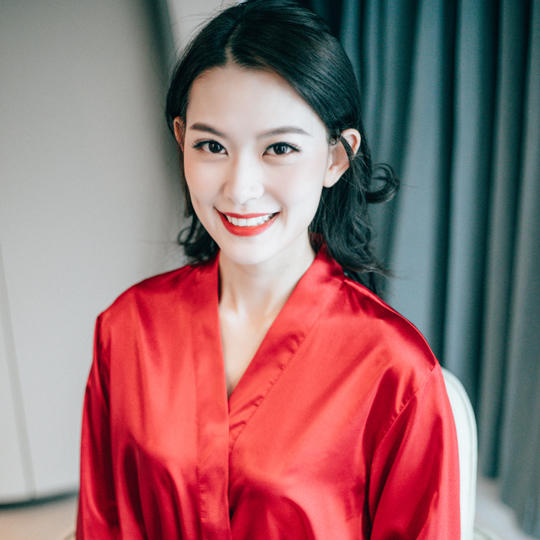 总监档-红色龙凤褂妆面造型