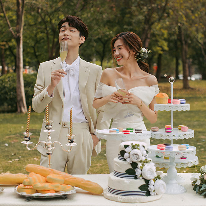 森系丨草坪婚礼丨小清新仪式感