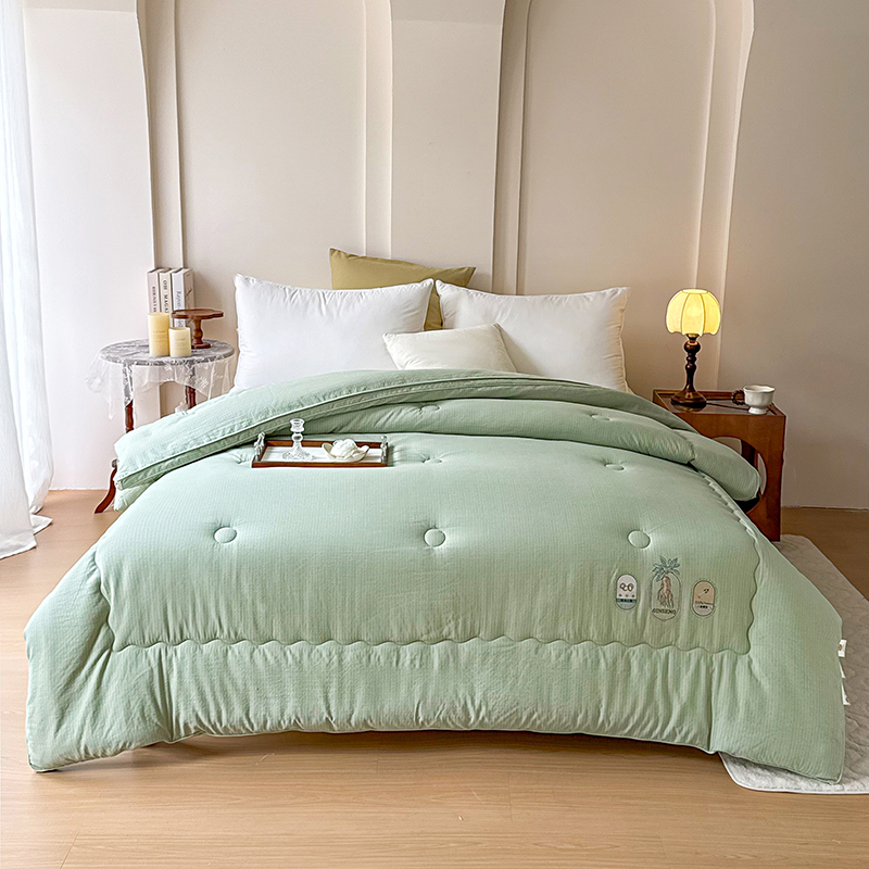 2025新款提花立體大豆纖維冬被棉被芯