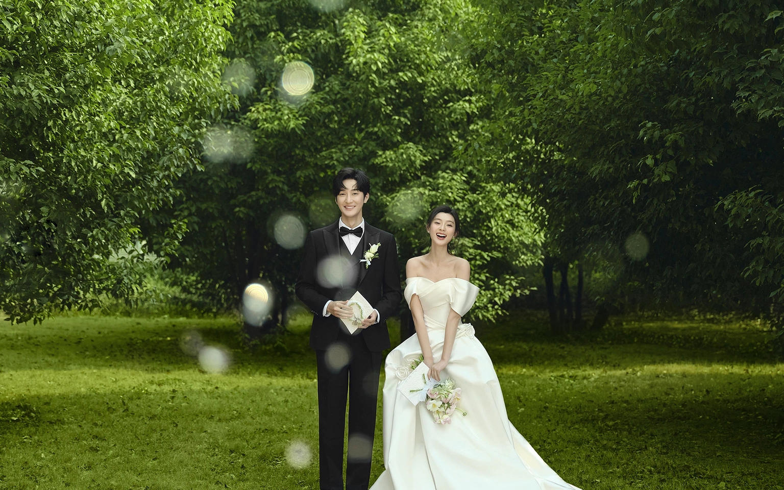 快來抄作業(yè)!這組森系婚紗照完全是韓女天菜