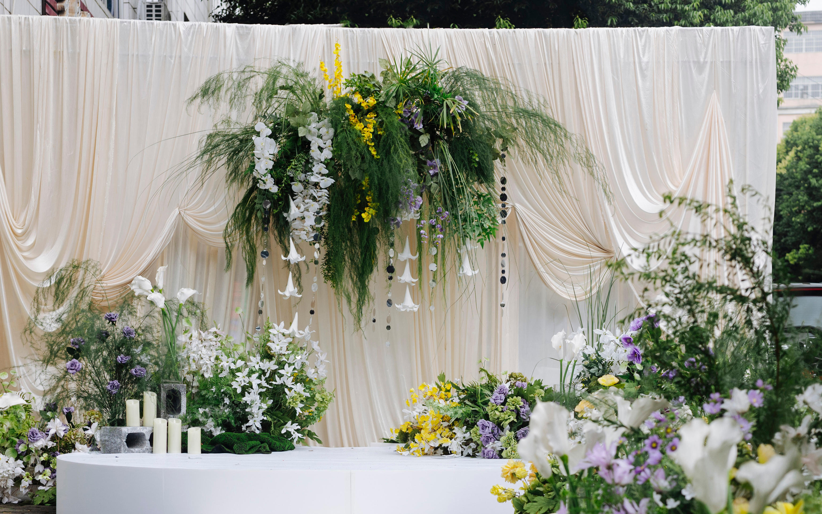 [ 蘭卡婚禮宴會(huì)設(shè)計(jì)]絲滑溫柔*韓式布幔