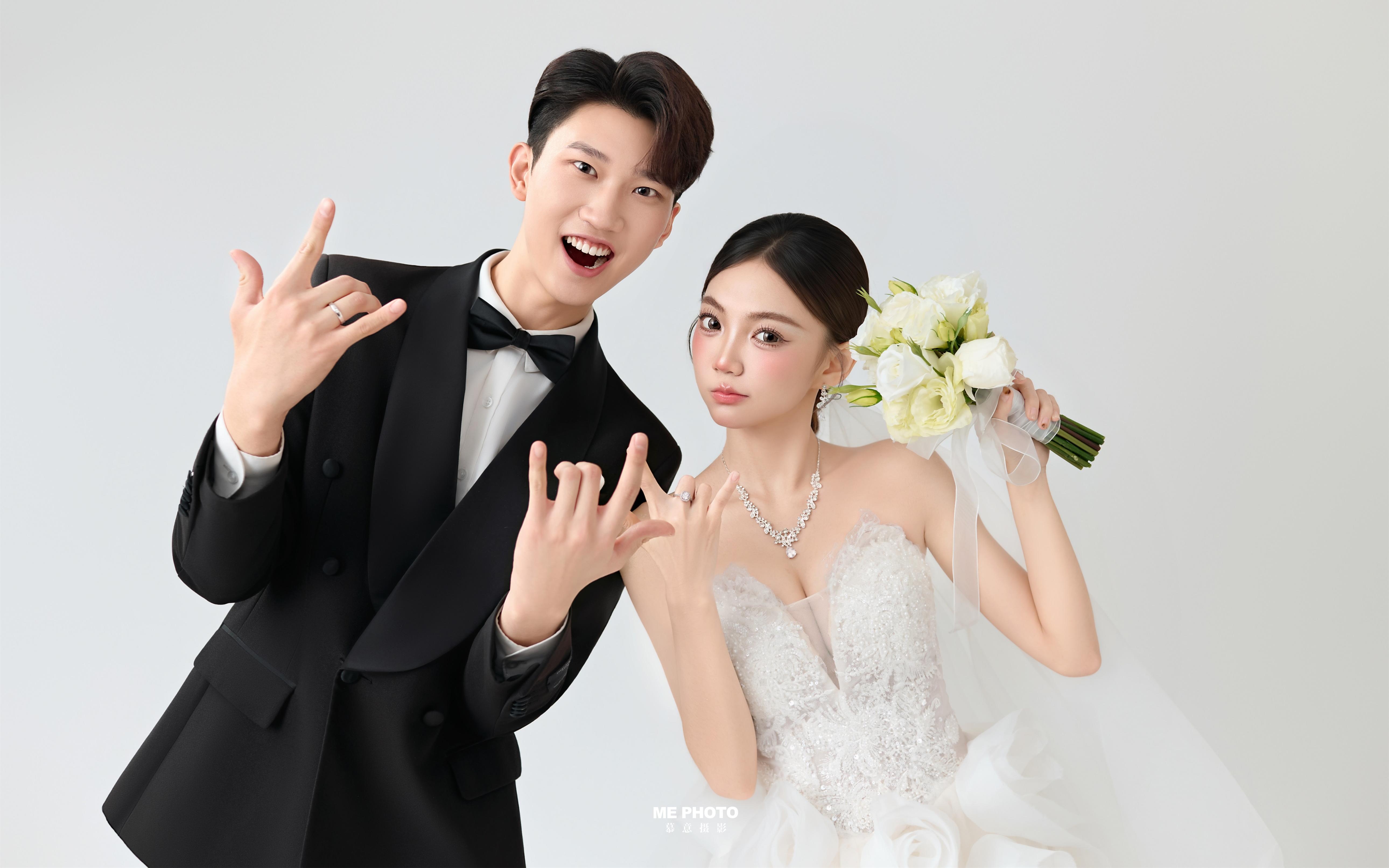 韓式極簡婚紗照