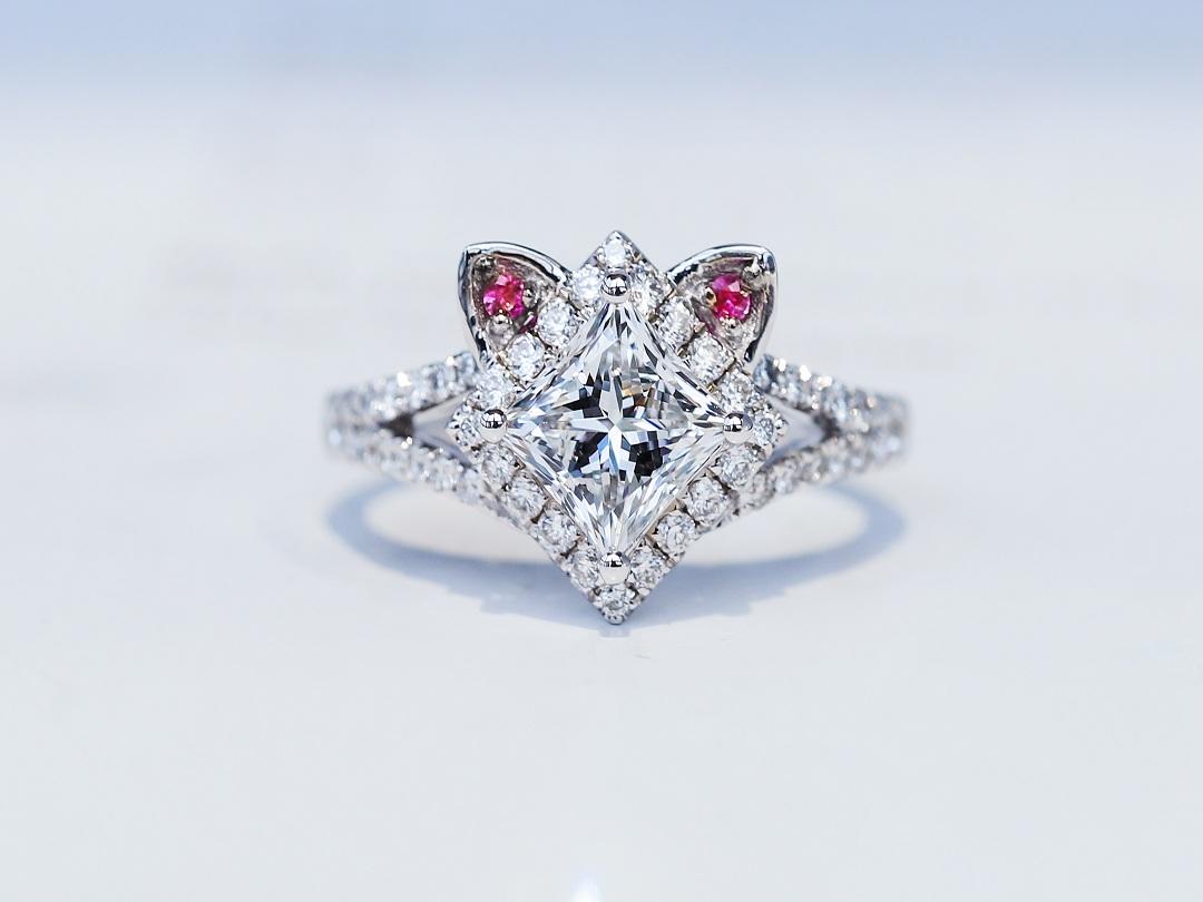 Eros钻戒|显钻系列|70分裸钻定制