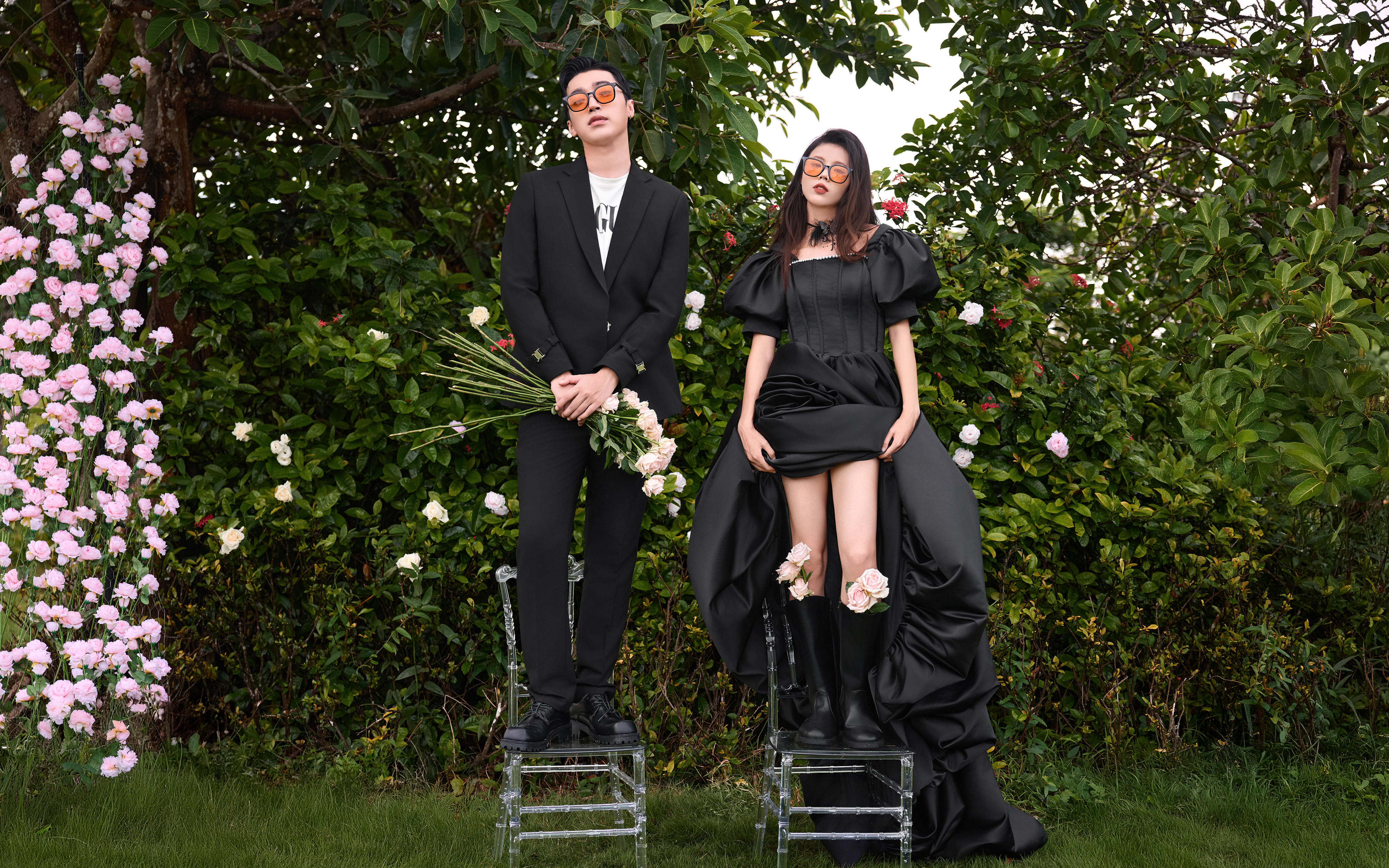  绿野神迹🌿三亚草坪女神婚纱照降临