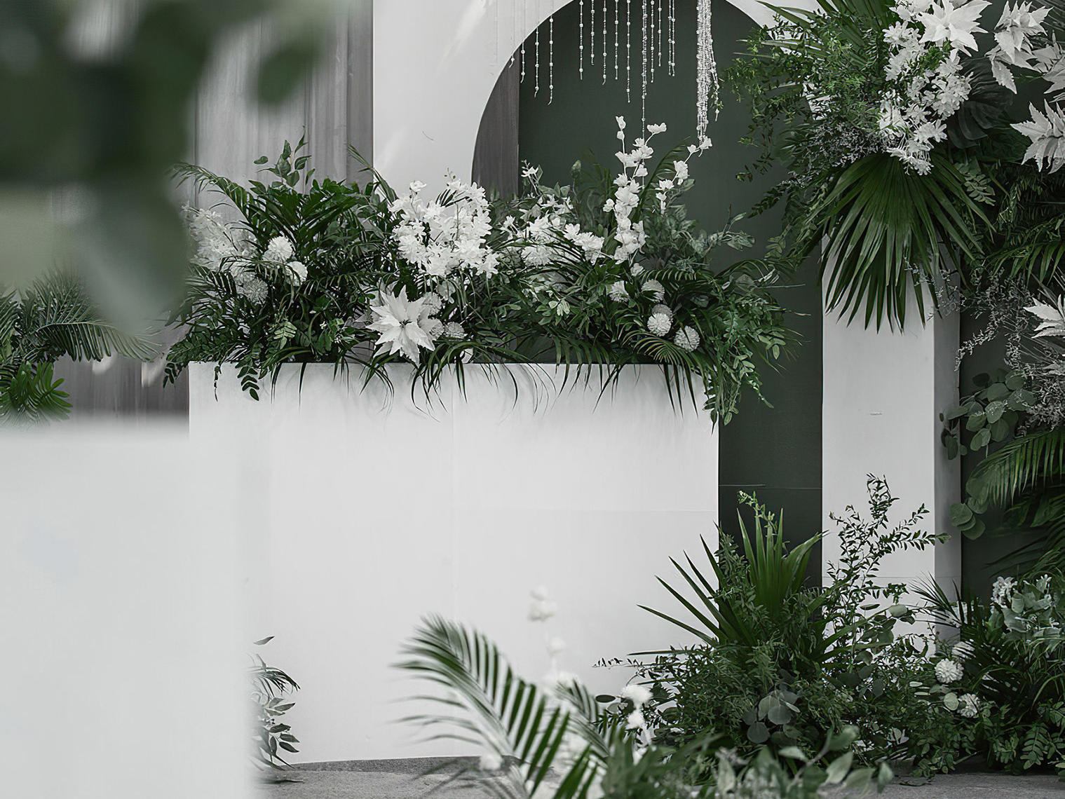 一封白绿情书-----清新韩式风婚礼