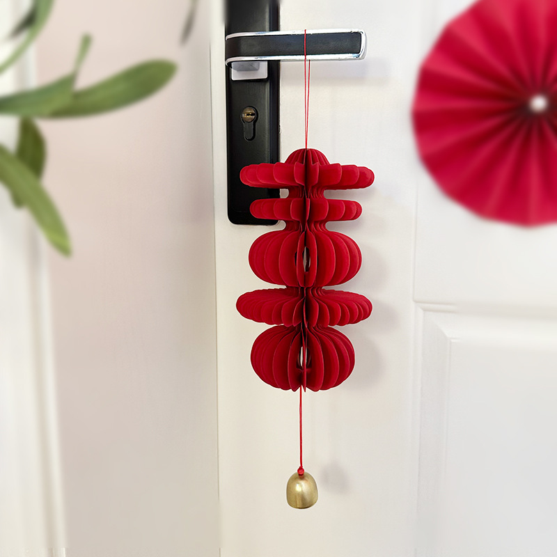 高級(jí)吊飾喜字燈籠掛件
