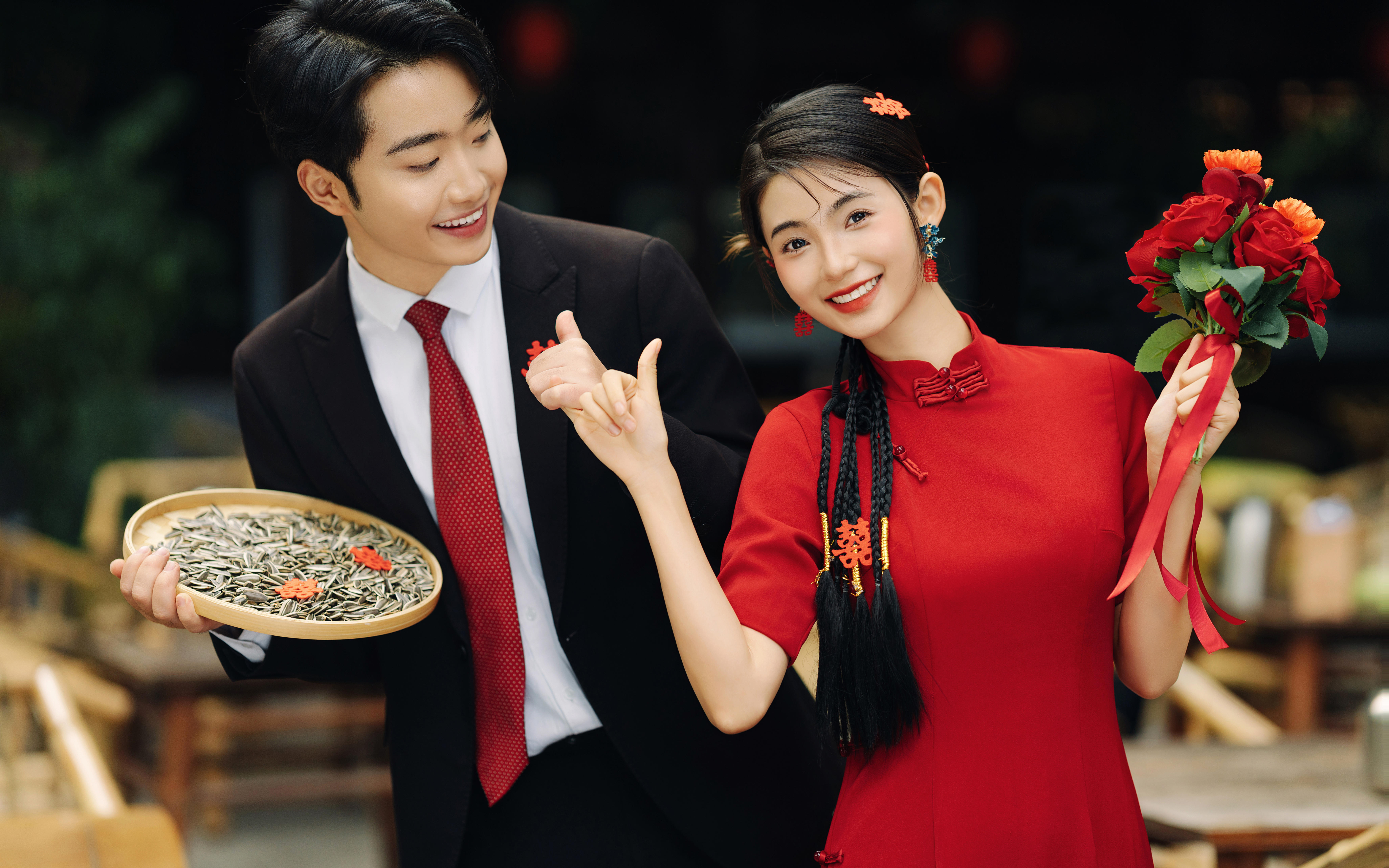【鹿屿映画】在老茶馆拍的喜嫁婚照