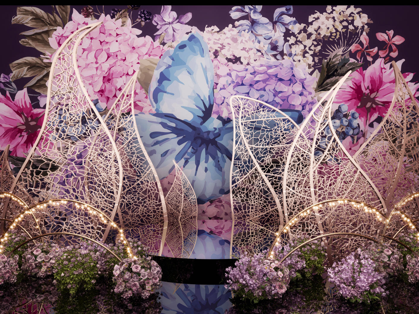 伊甸园高端婚礼策划套系：漫天飞舞