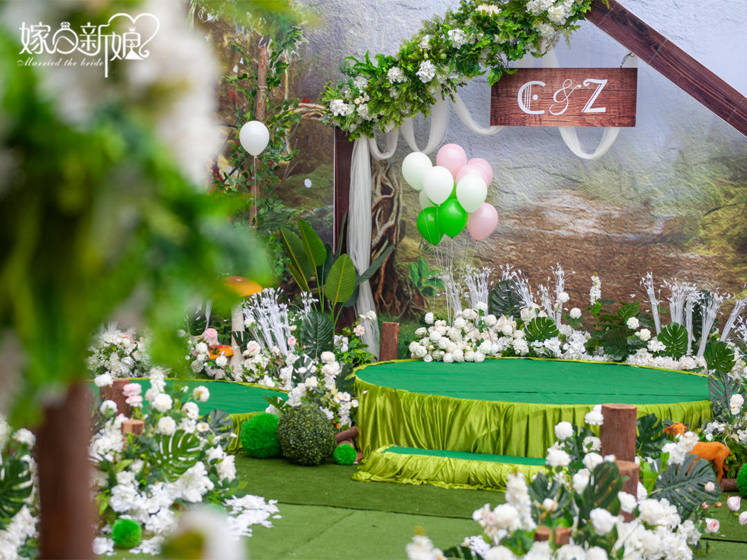 【嫁日新娘婚礼】户外草坪婚礼