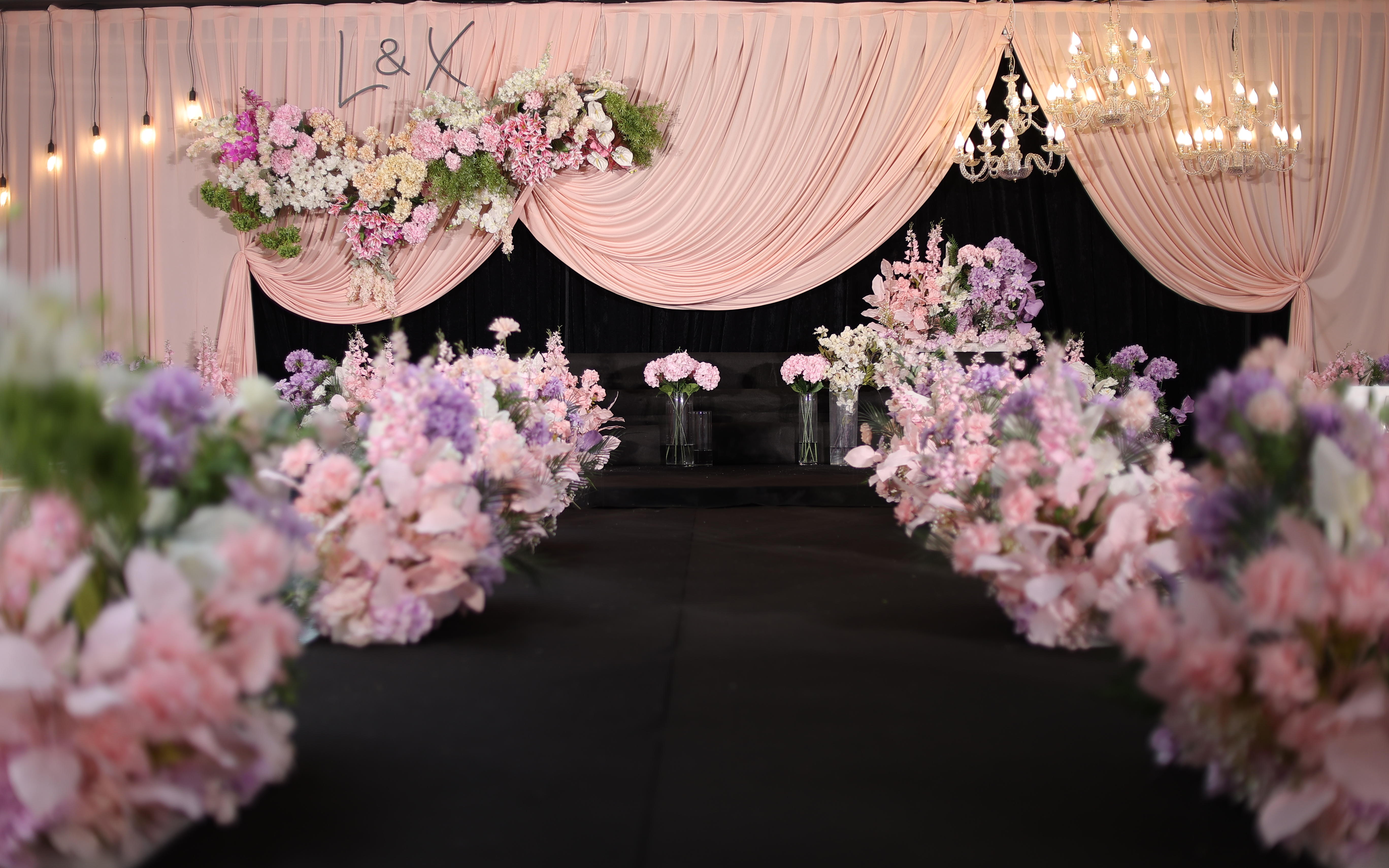 粉色绒布 赣州婚礼 千寻・WEDDING