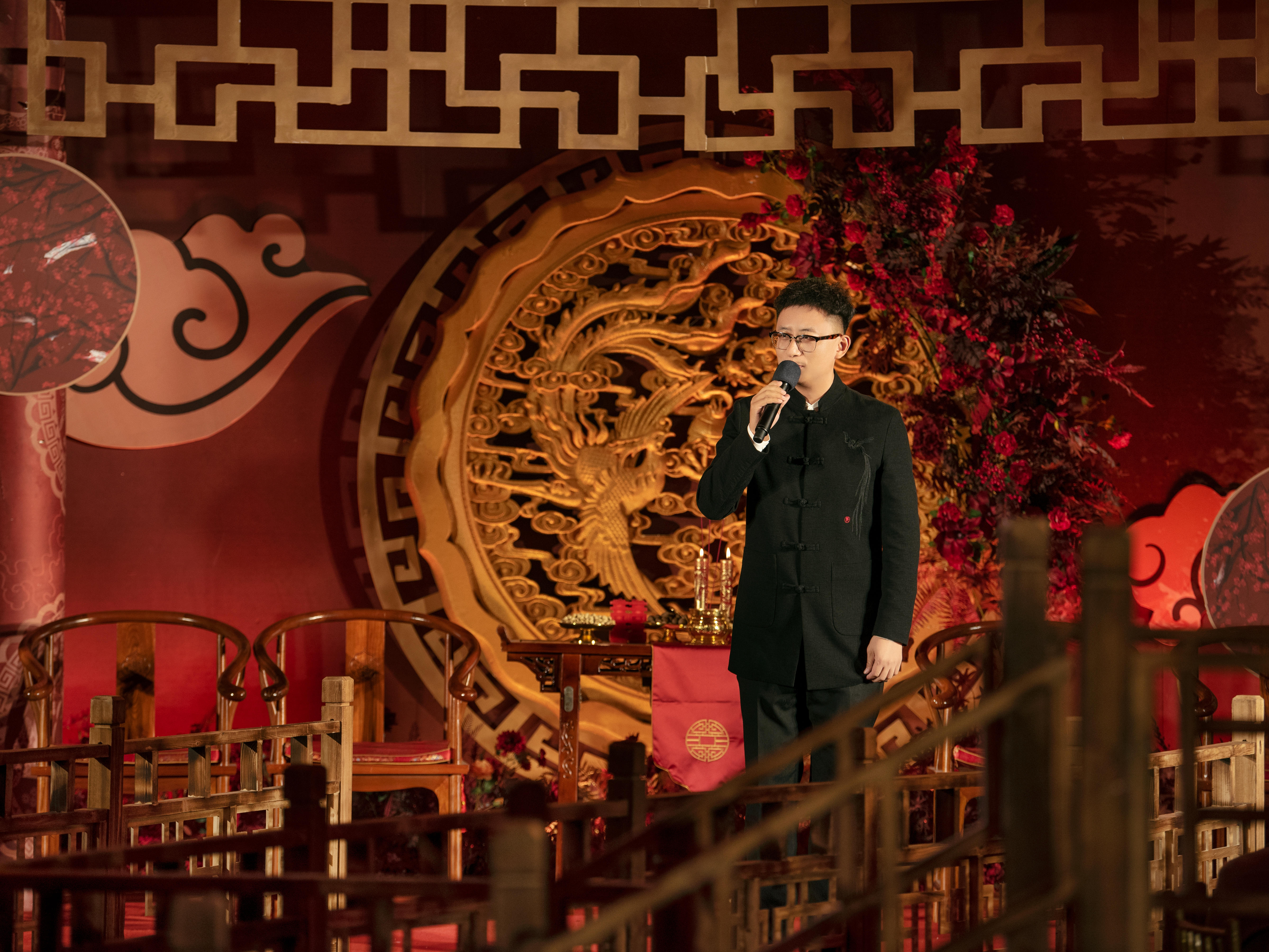 【国潮新中式】内涵主持，文化、幽默，喜娘+DJ