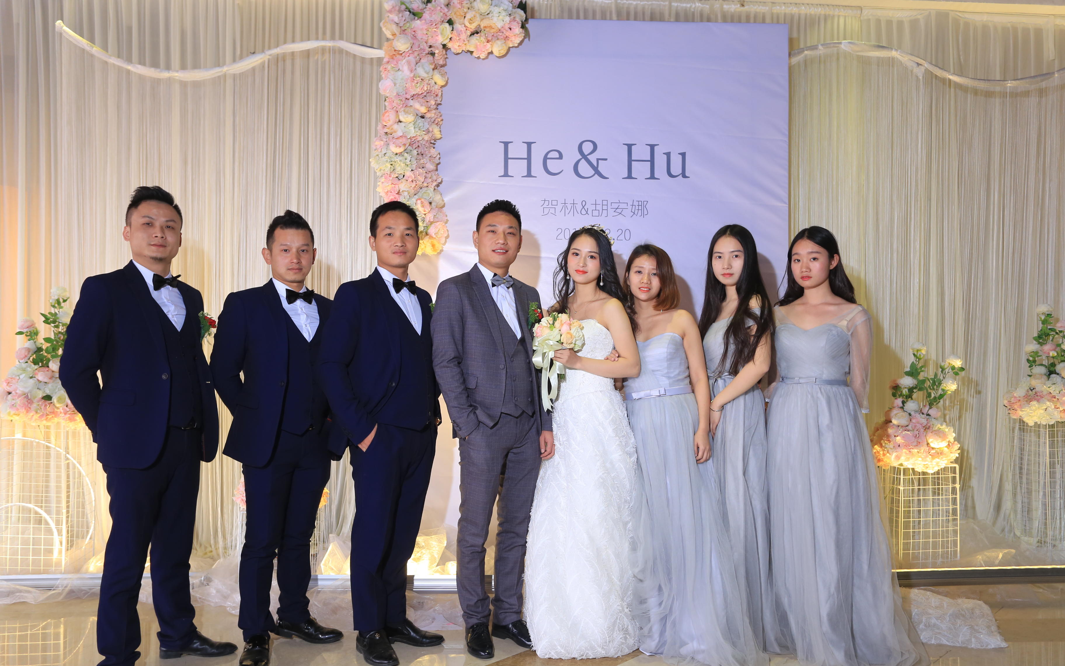 唯美简约、大气新娘交接区