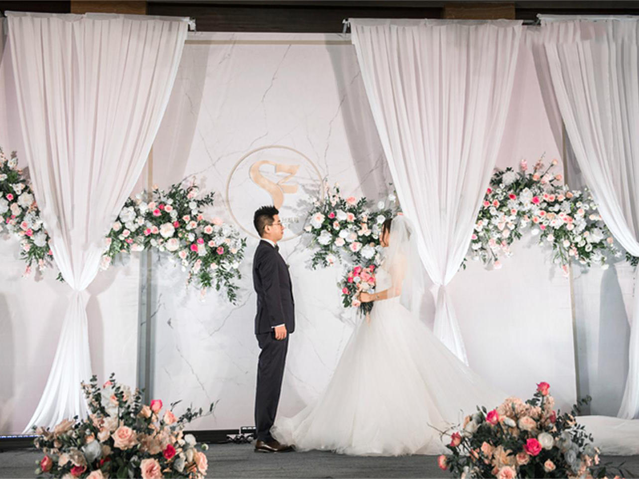 简约清新复古白色婚礼