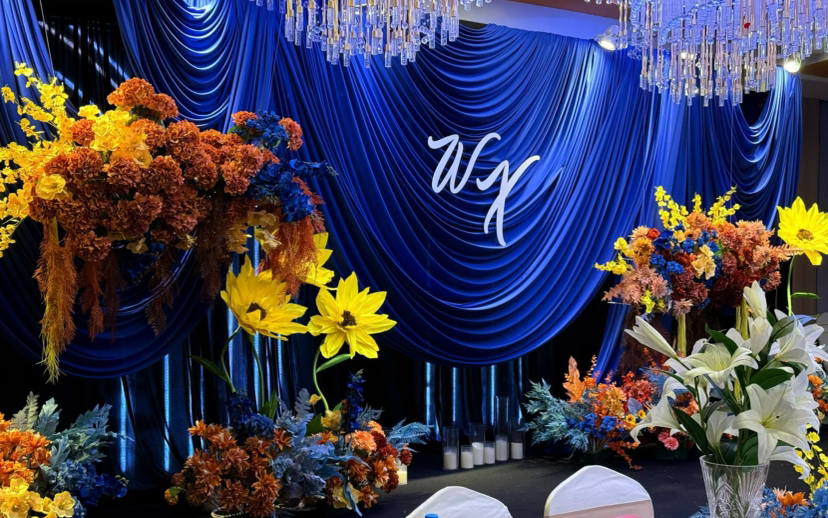 蓝与橙的视觉碰撞