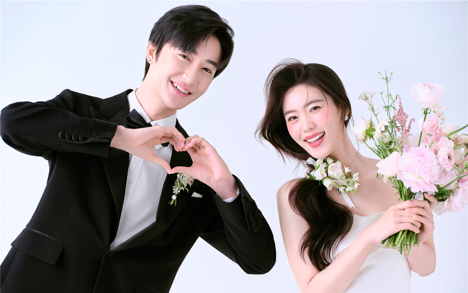 我結(jié)婚啦??少女心炸裂的韓式婚紗照太出片啦！