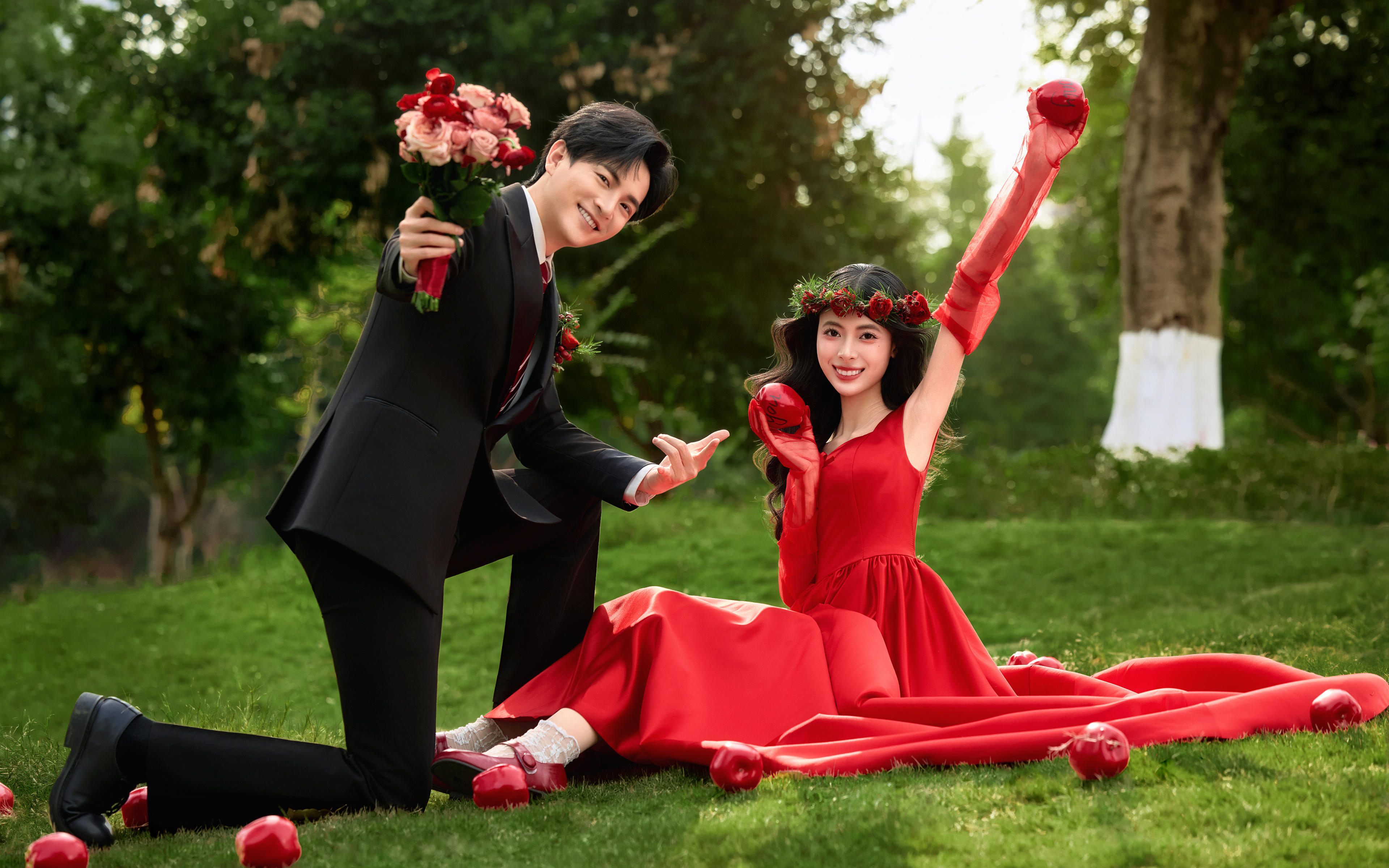 梵梦®原创 | 出圈大招❗松弛感森系喜嫁婚纱照