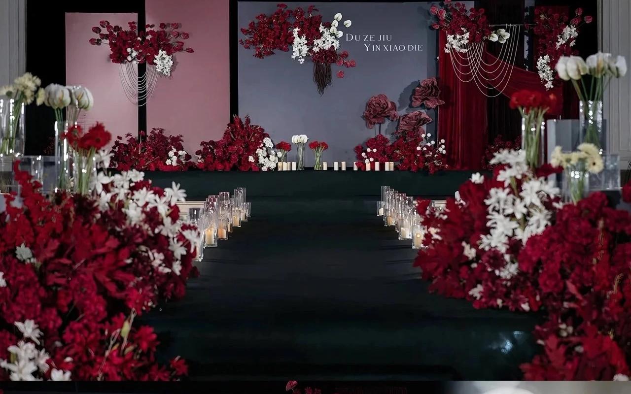 【小满家婚礼】黑红撞色婚礼