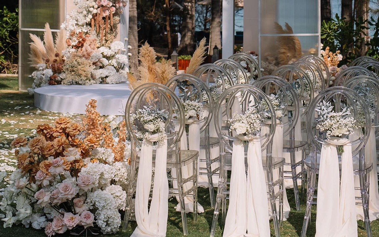 海滨焦糖暖棕婚礼