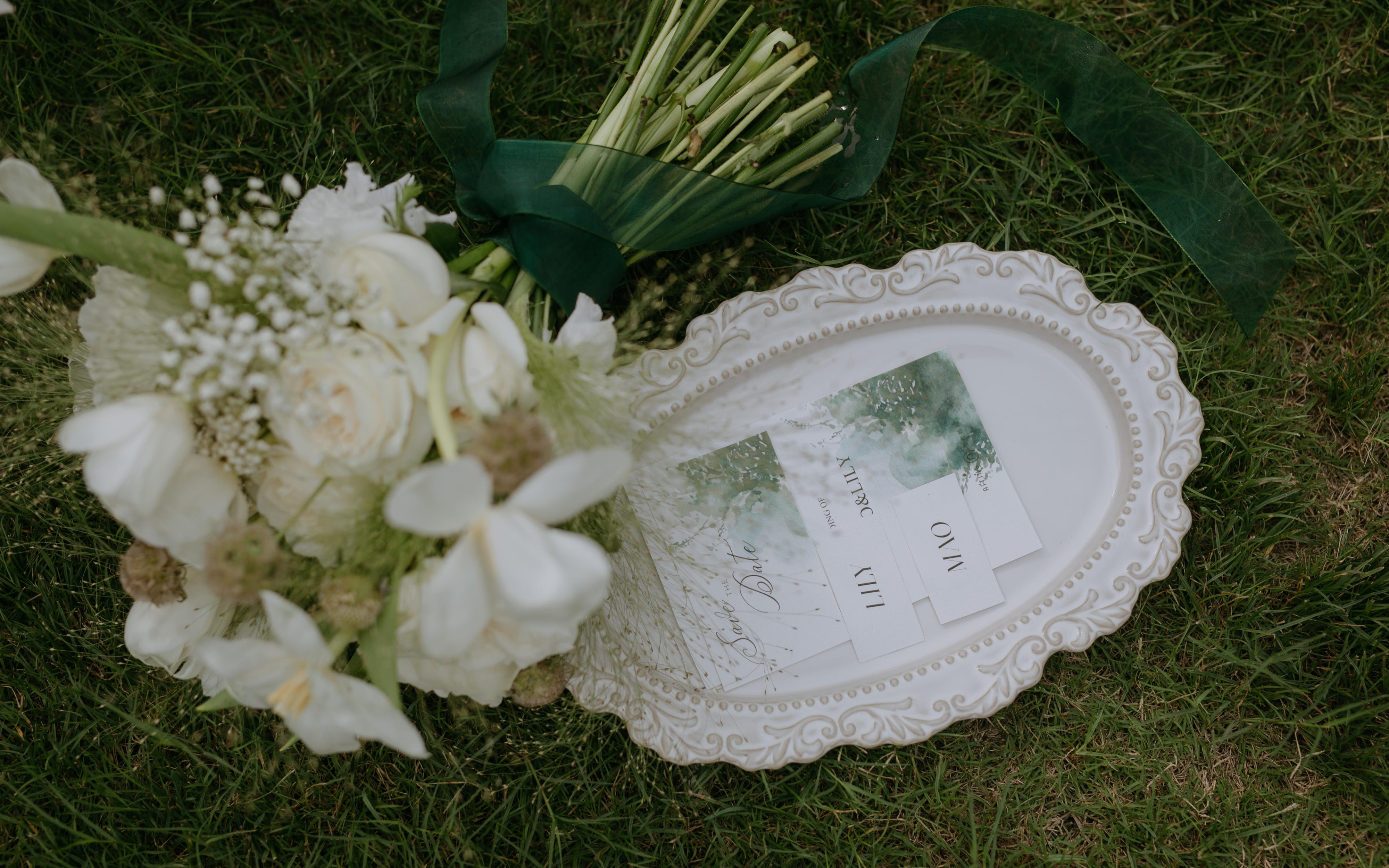 有意义且清爽的小户外婚礼