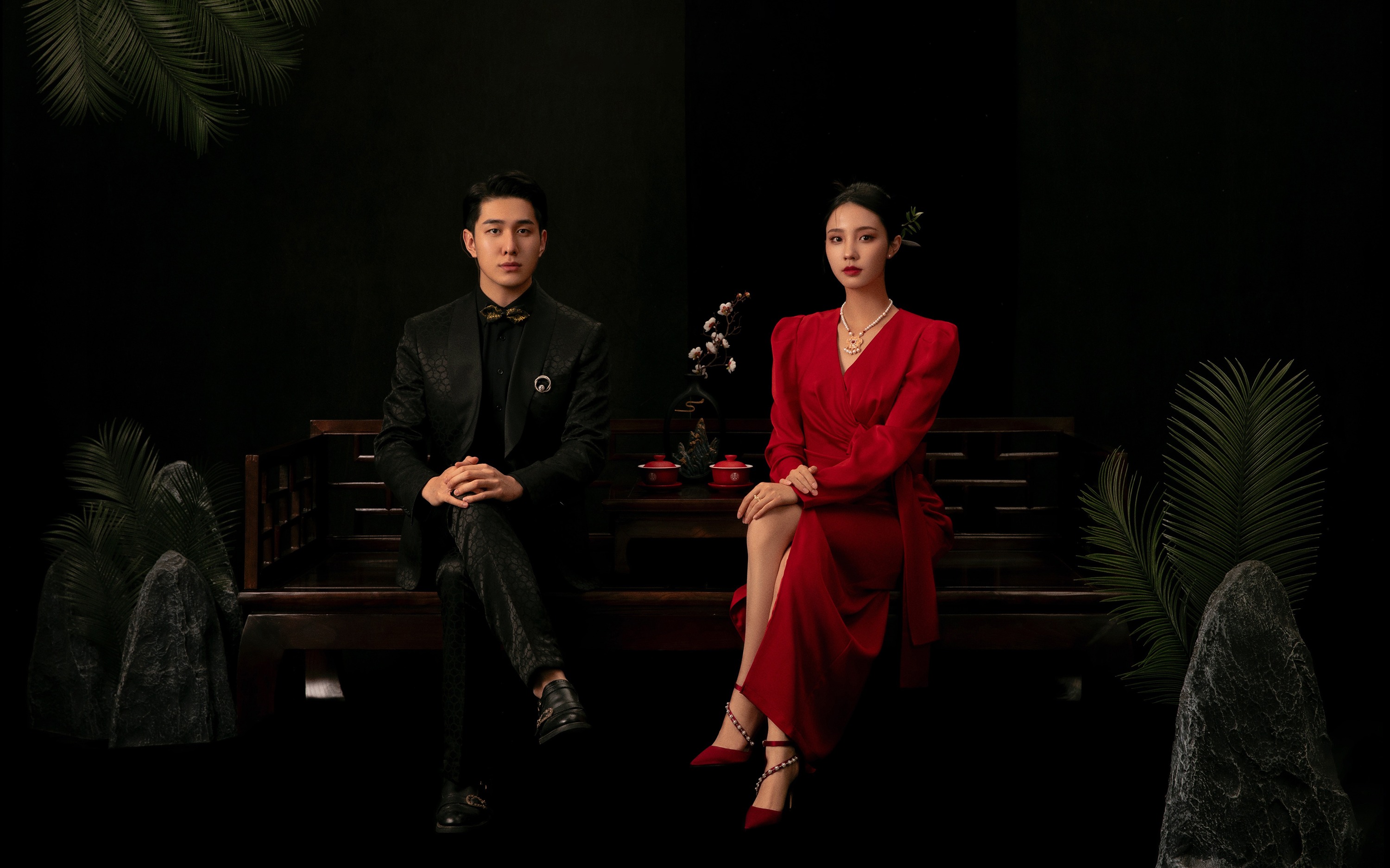 小众新中式婚纱照