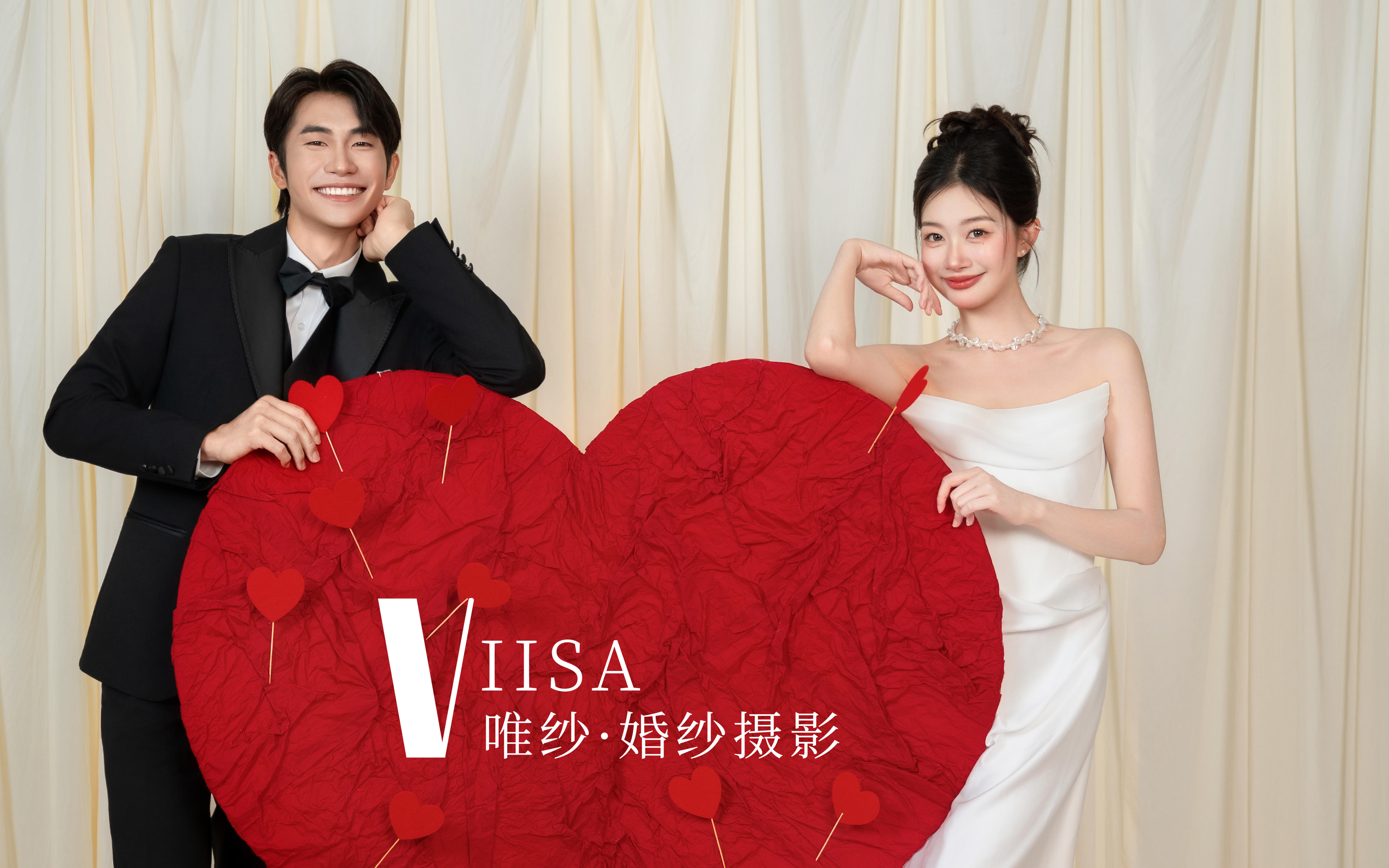 甜到掉牙的韩式喜嫁婚纱照❤️