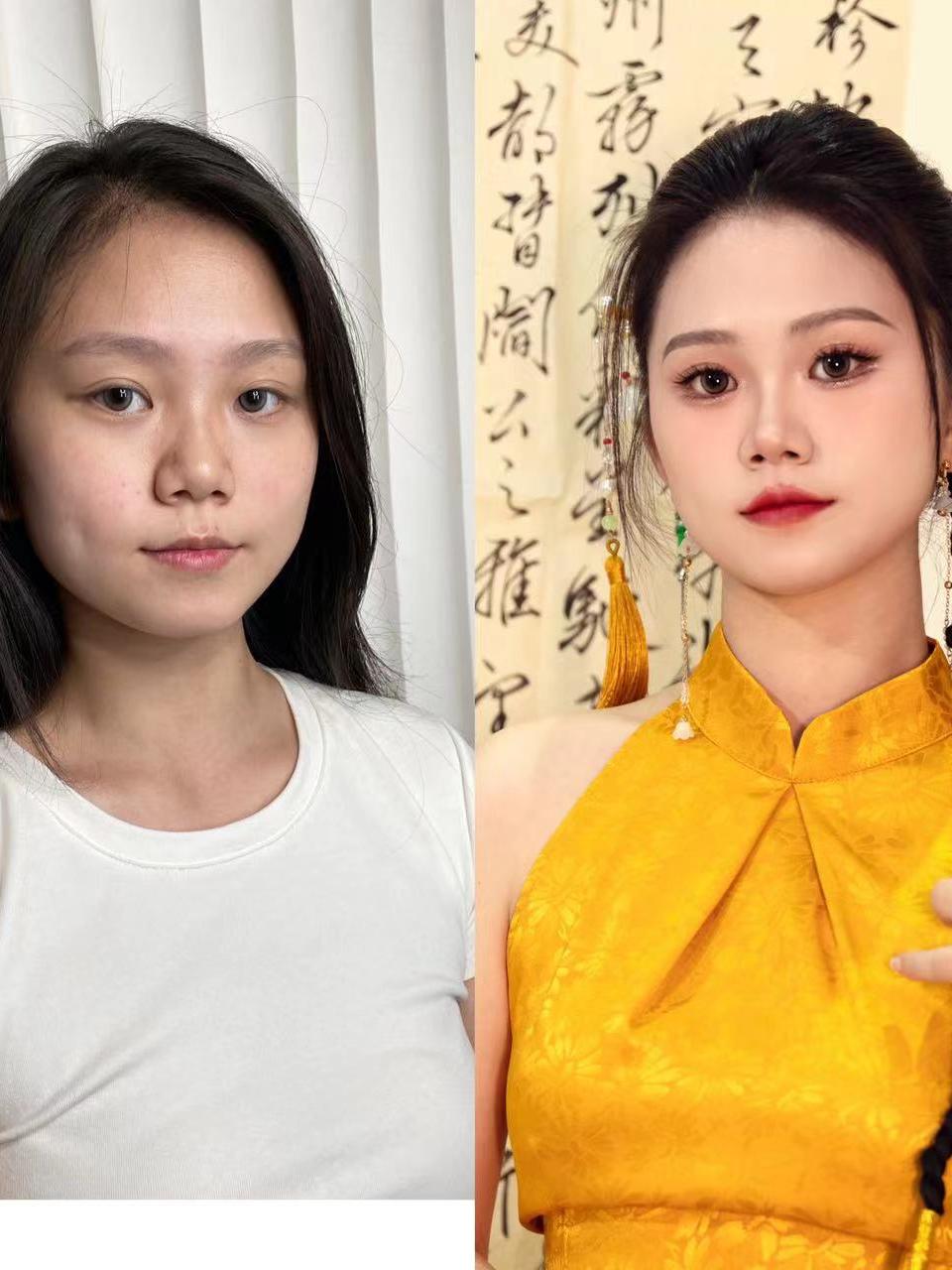 新中式晨袍造型