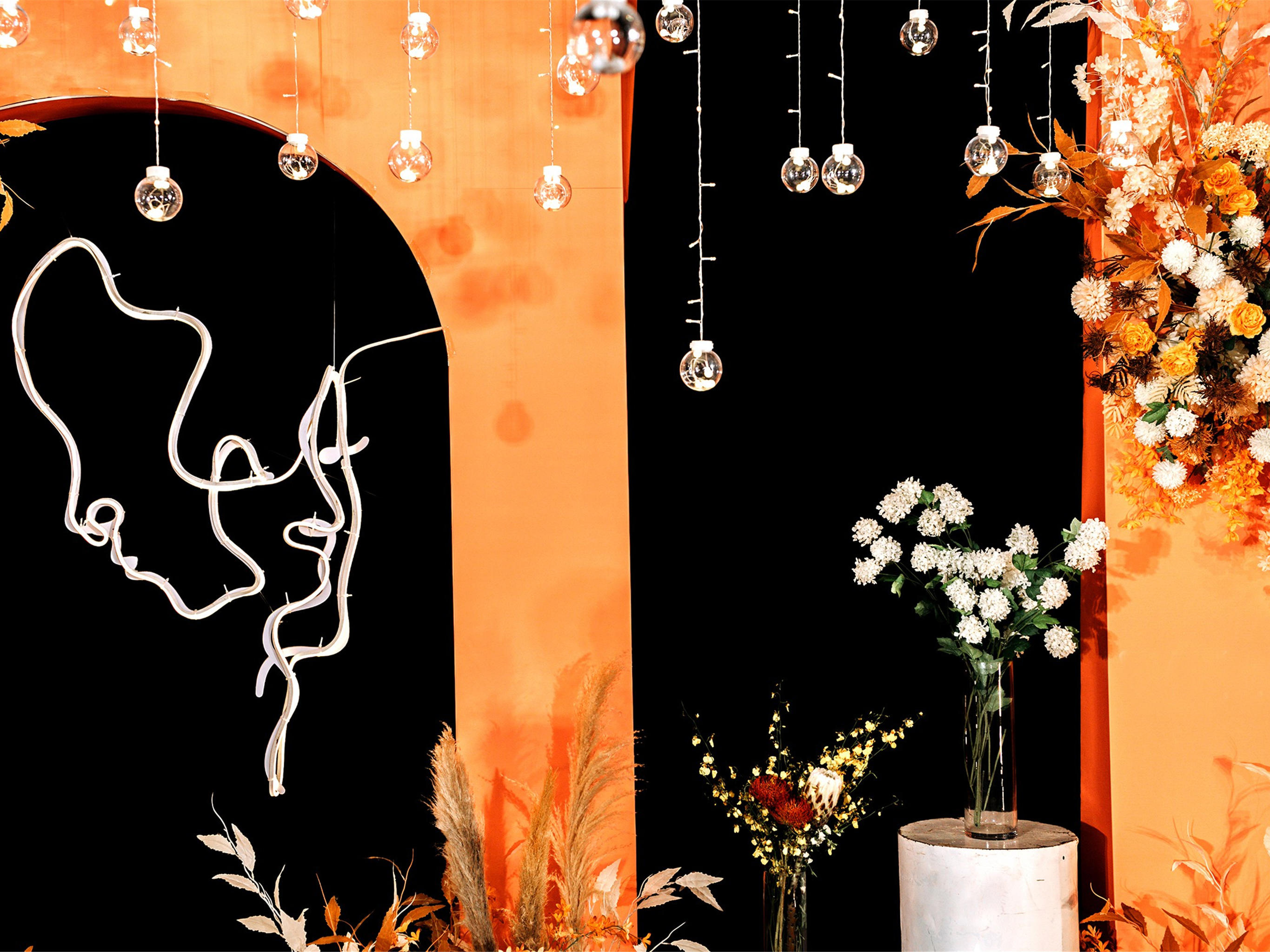 我遇见了美好的你-橘色系婚礼