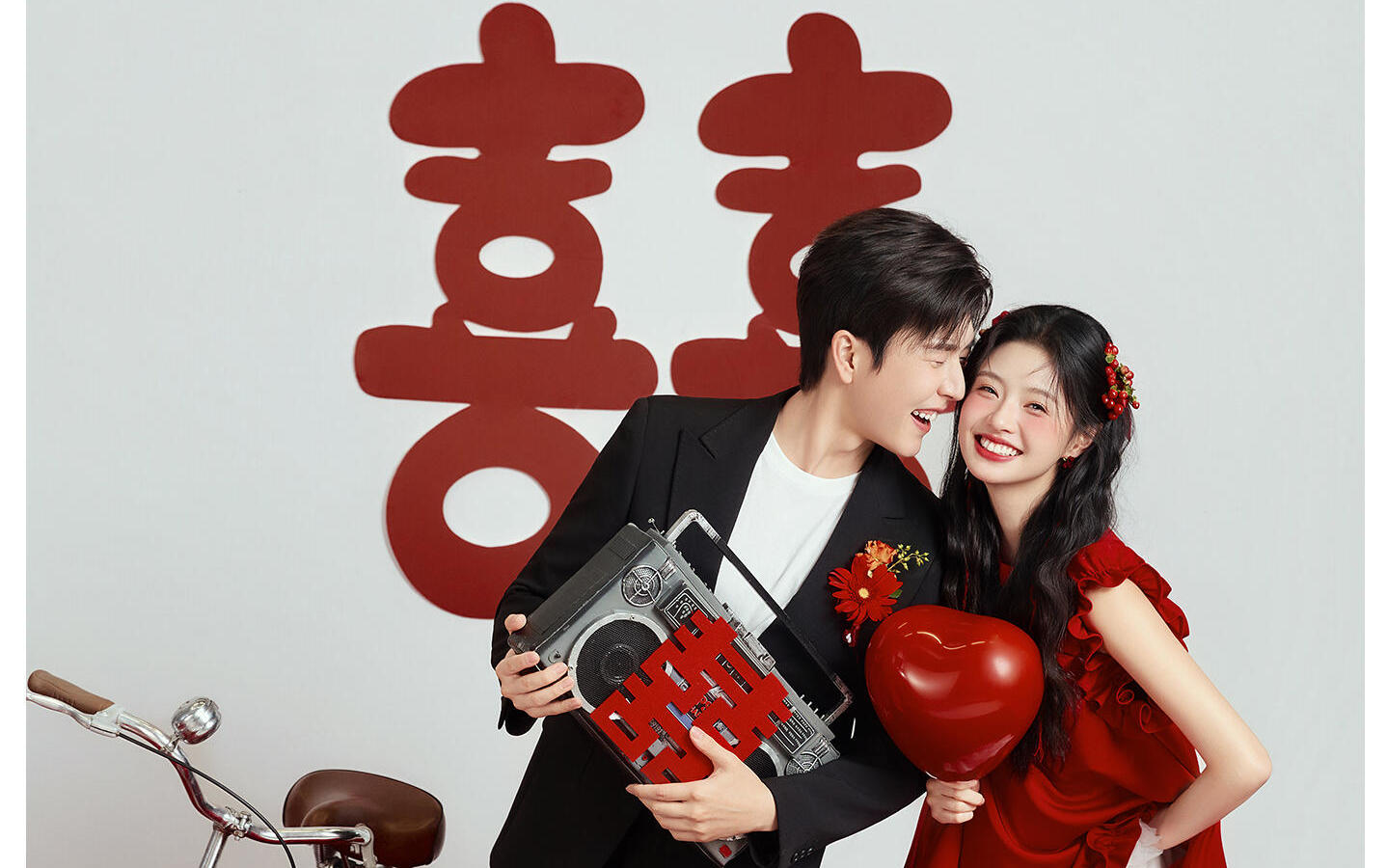 一眼沦陷❗️被客人问爆的室内喜嫁风婚纱照