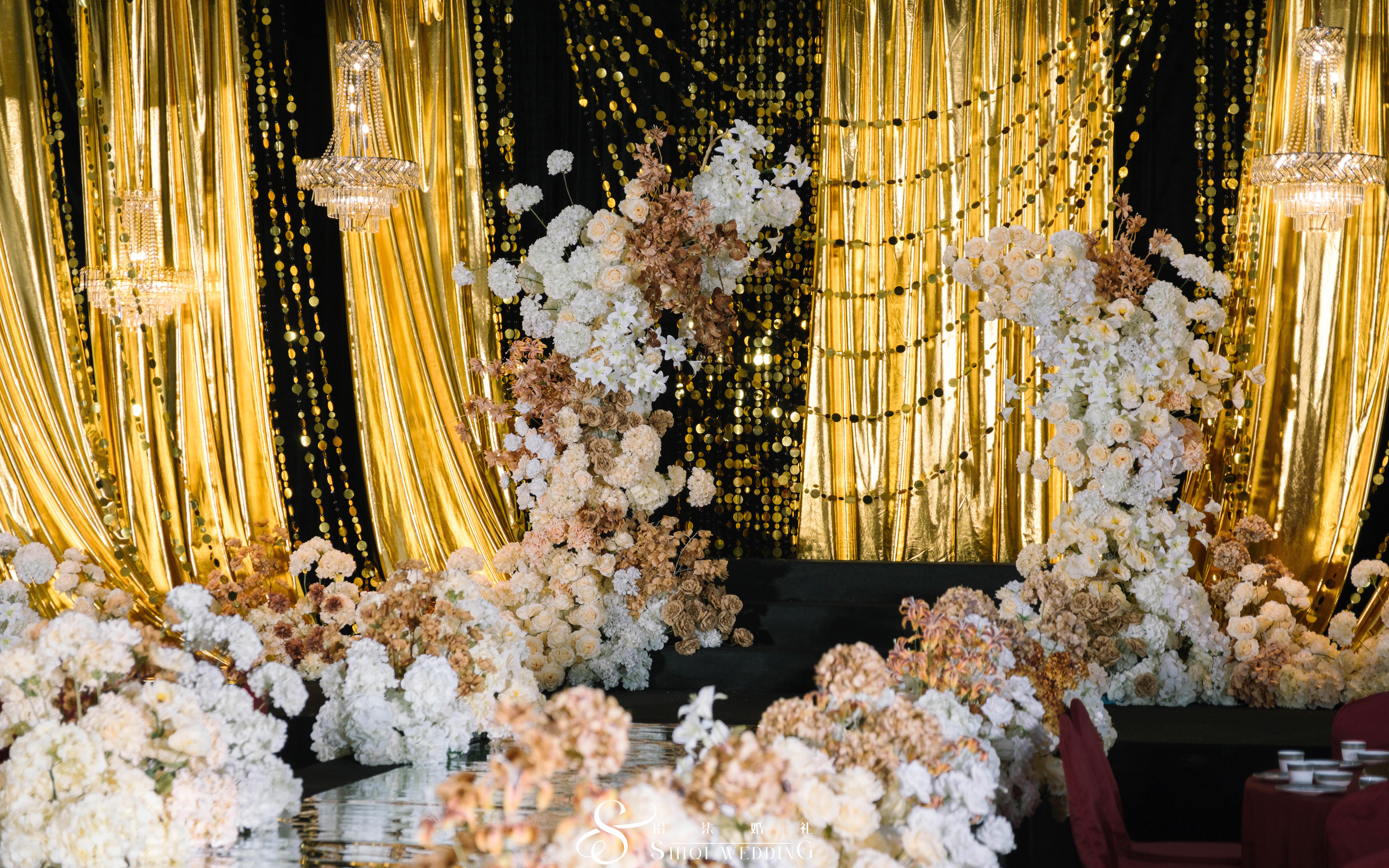 小预算老钱风香槟色婚礼「拾柒婚礼」