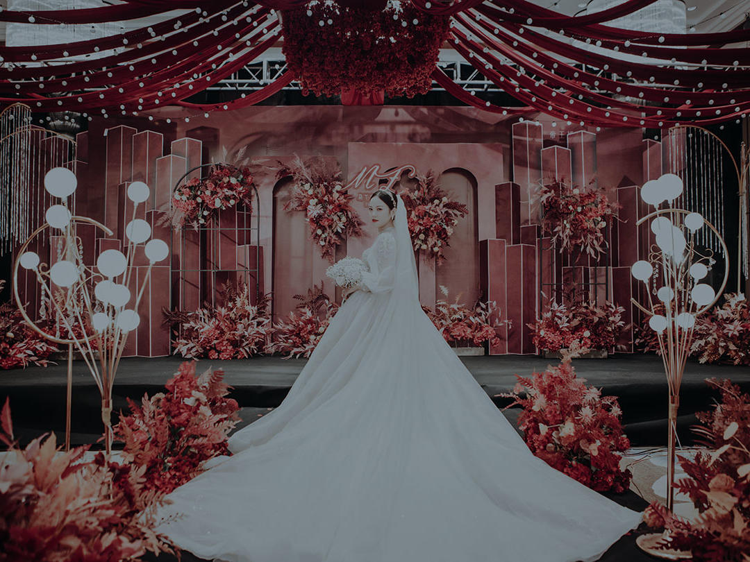 滁州帝王婚庆-酒红色婚礼【三生有幸】