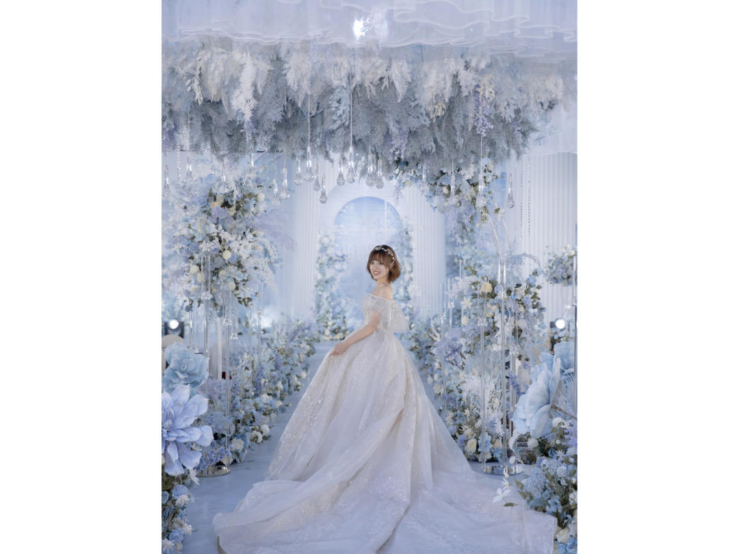 《壹合婚礼》淡蓝系 | 纯布置 |店家热卖款特推