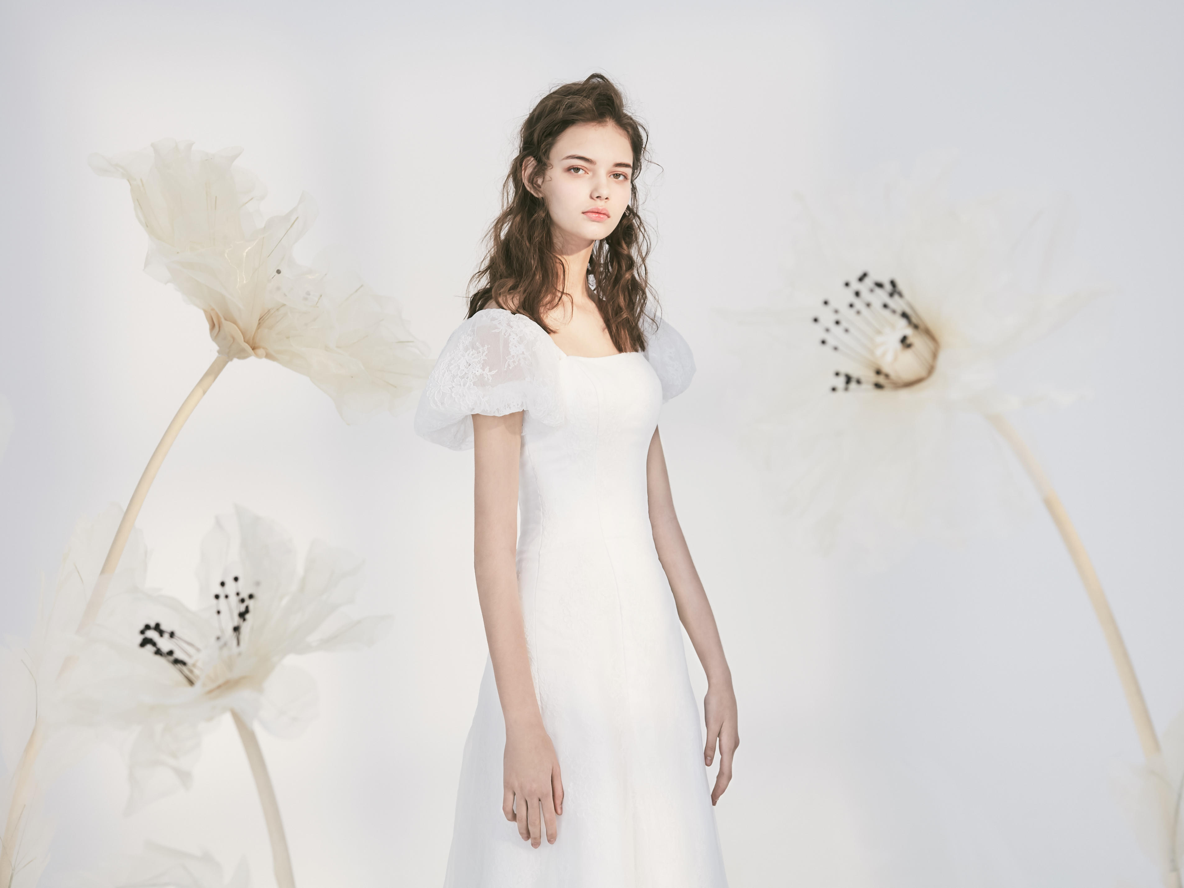 【明星杂志同款】2019新品原创仙气定制婚纱