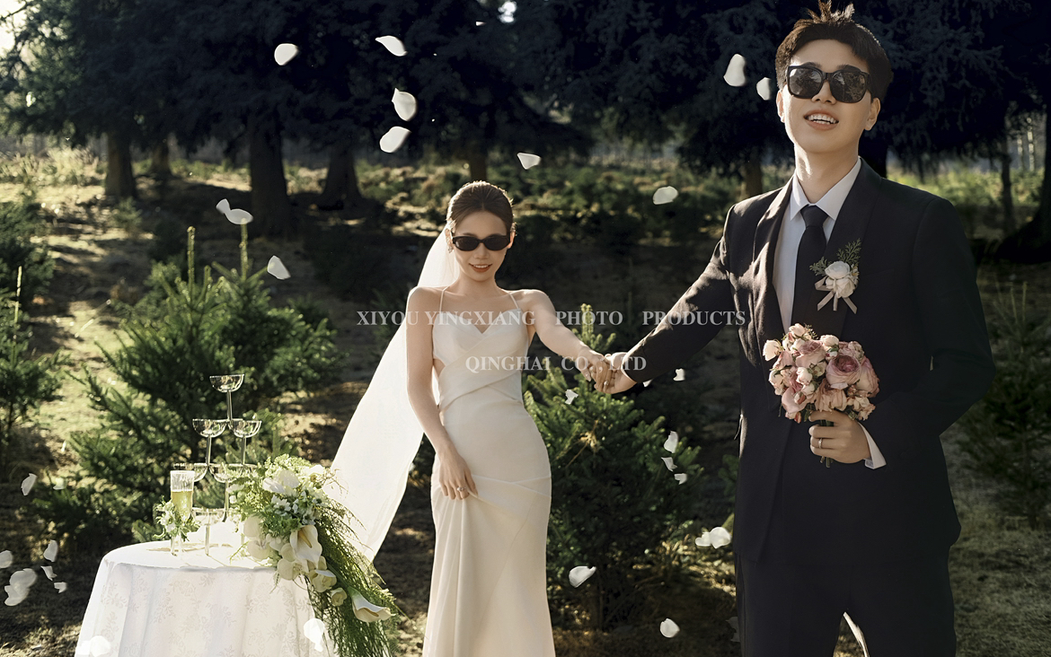 生命力婚纱照超强的氛围感