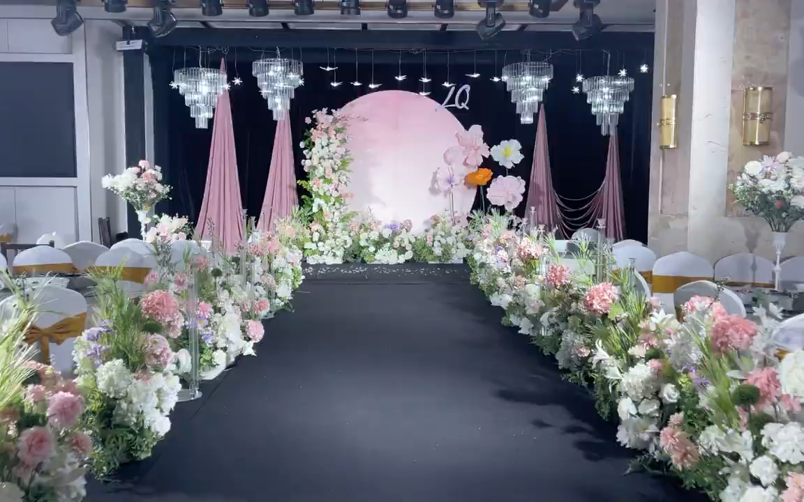 寧遠酒店小預算粉色小清新婚禮