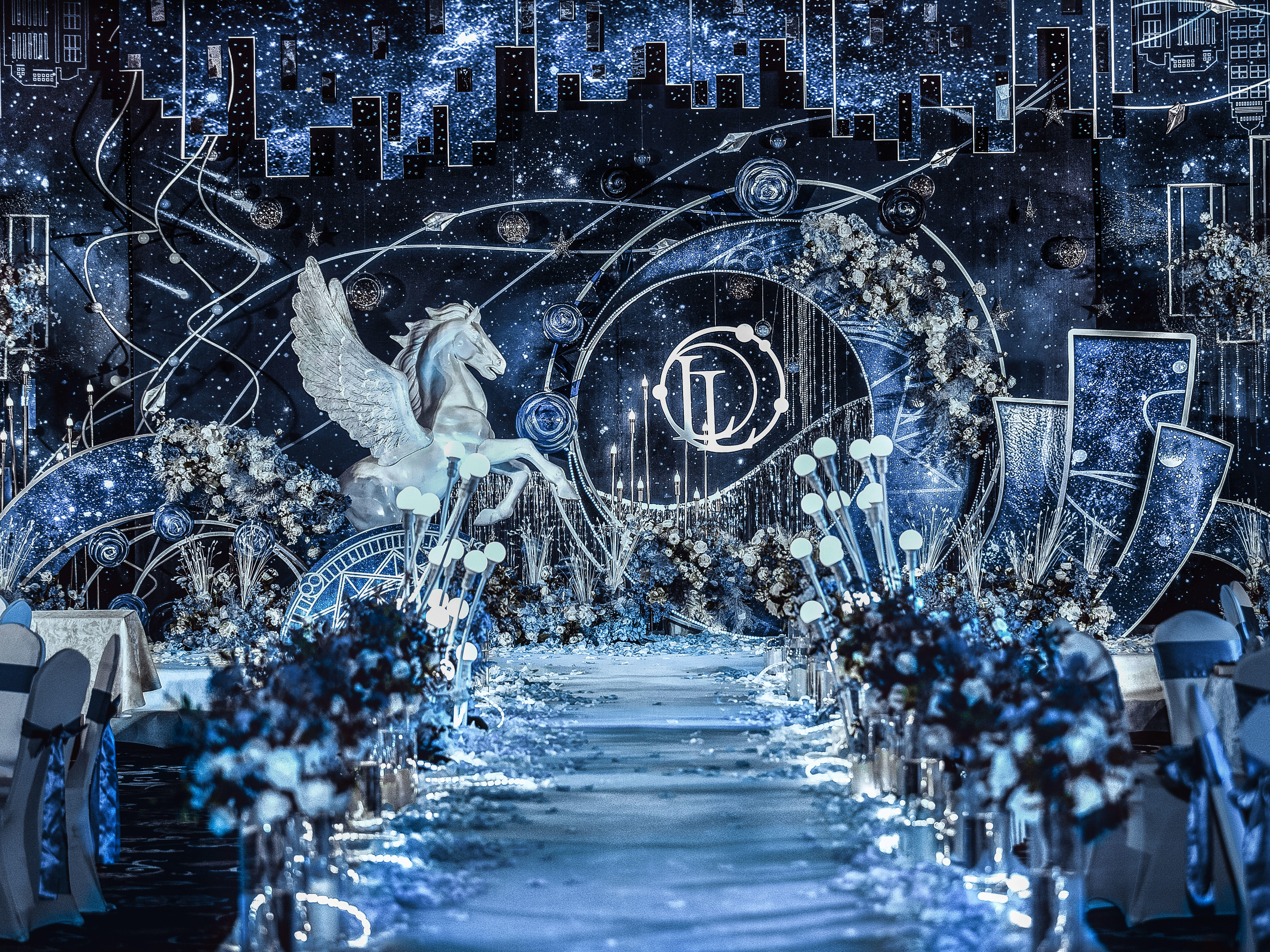 从童话里走出来的一场星空婚礼