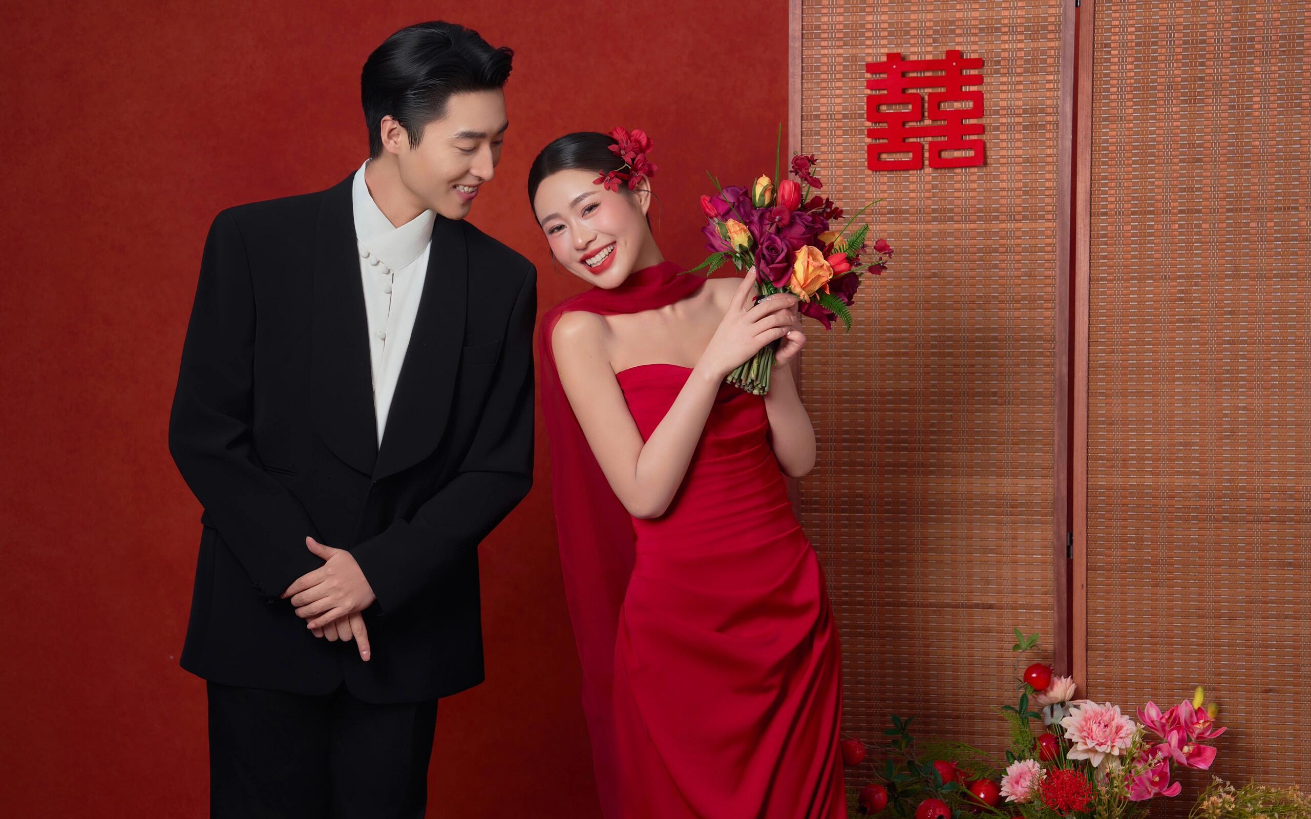 【是美出圈的新中式喜嫁婚纱照】