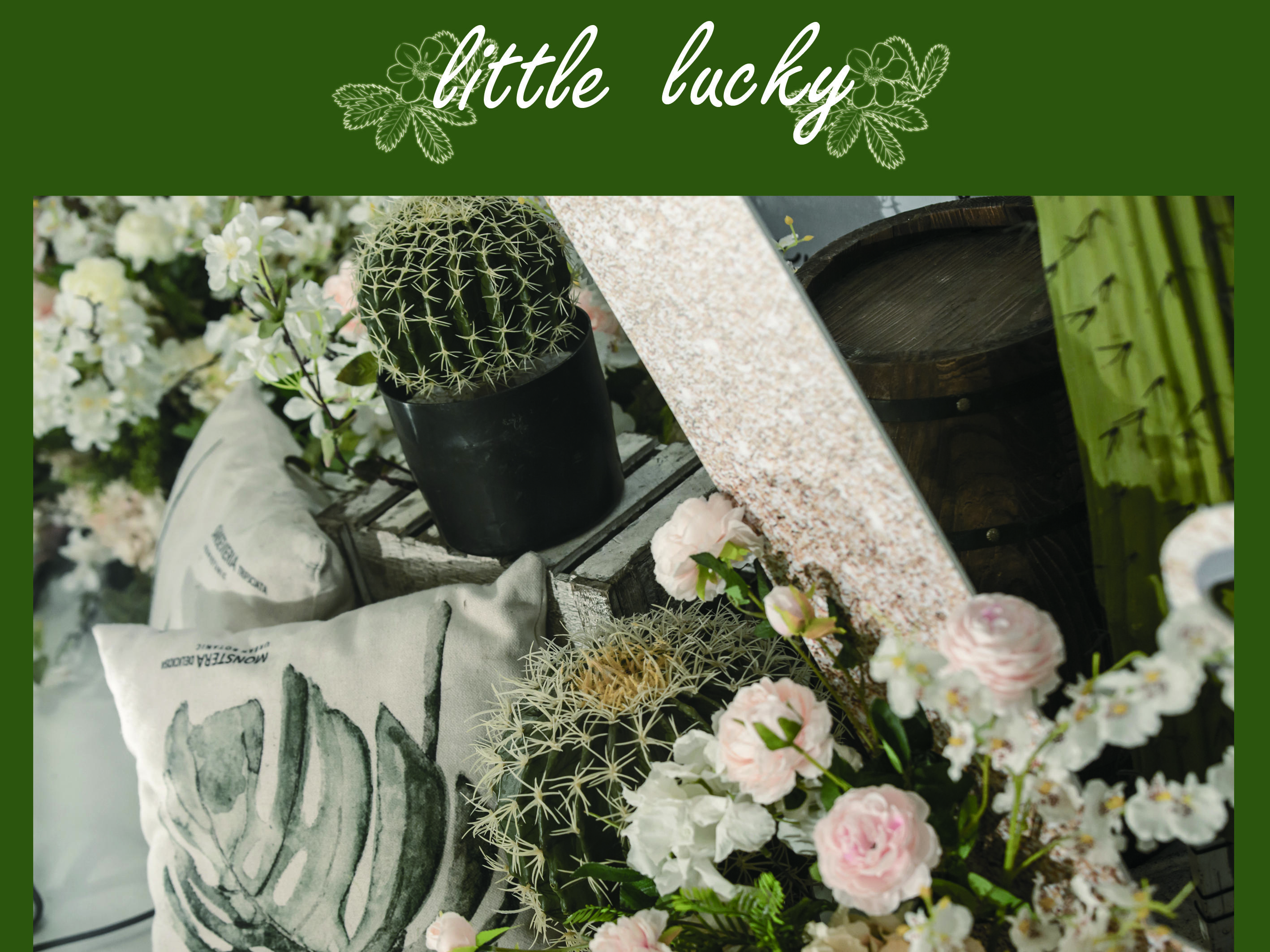 【little lucky】小清新婚礼、白绿色系