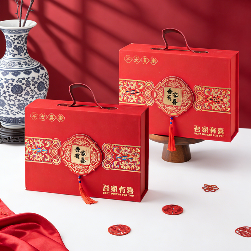 中式吾家有喜伴手礼 男女结婚宾客礼伴郎伴娘实用回礼