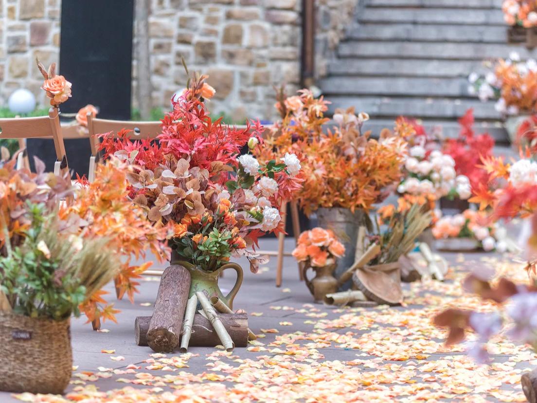 ins风简约时尚 高设计感的户外婚礼 一价全包