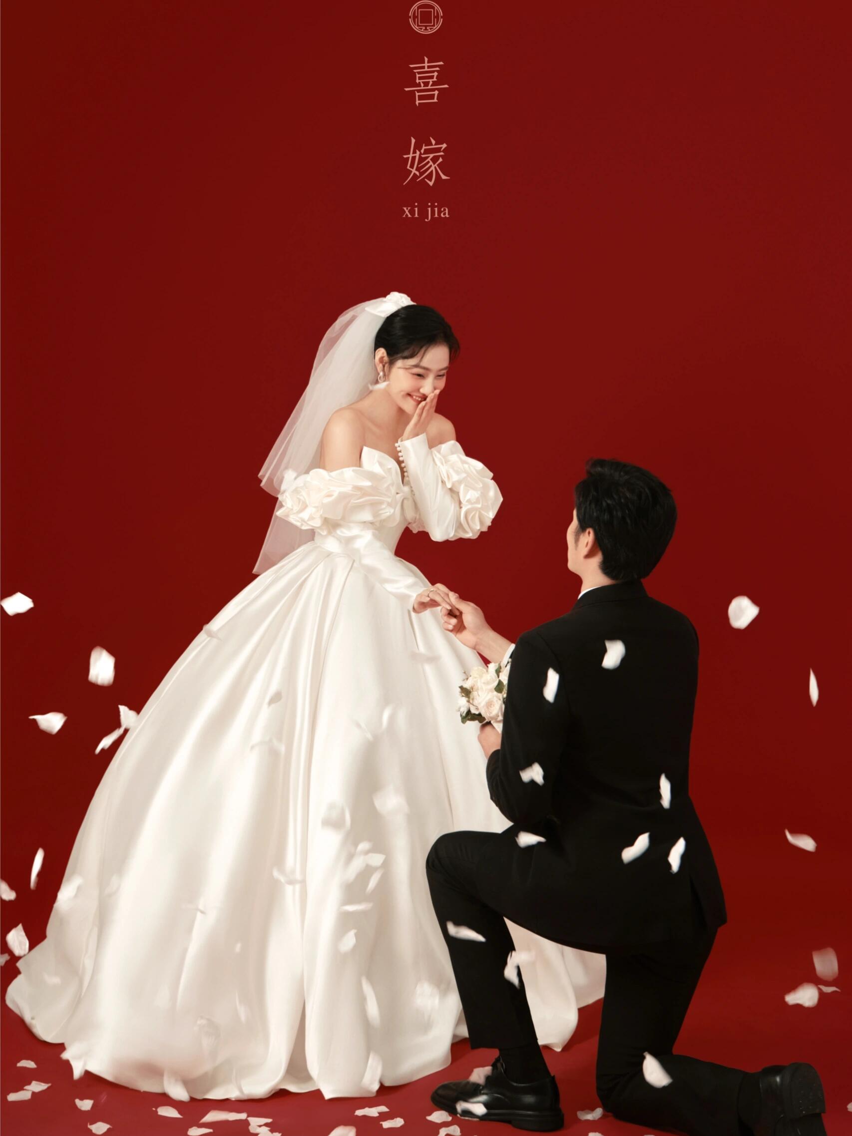 我的极简风婚纱照 