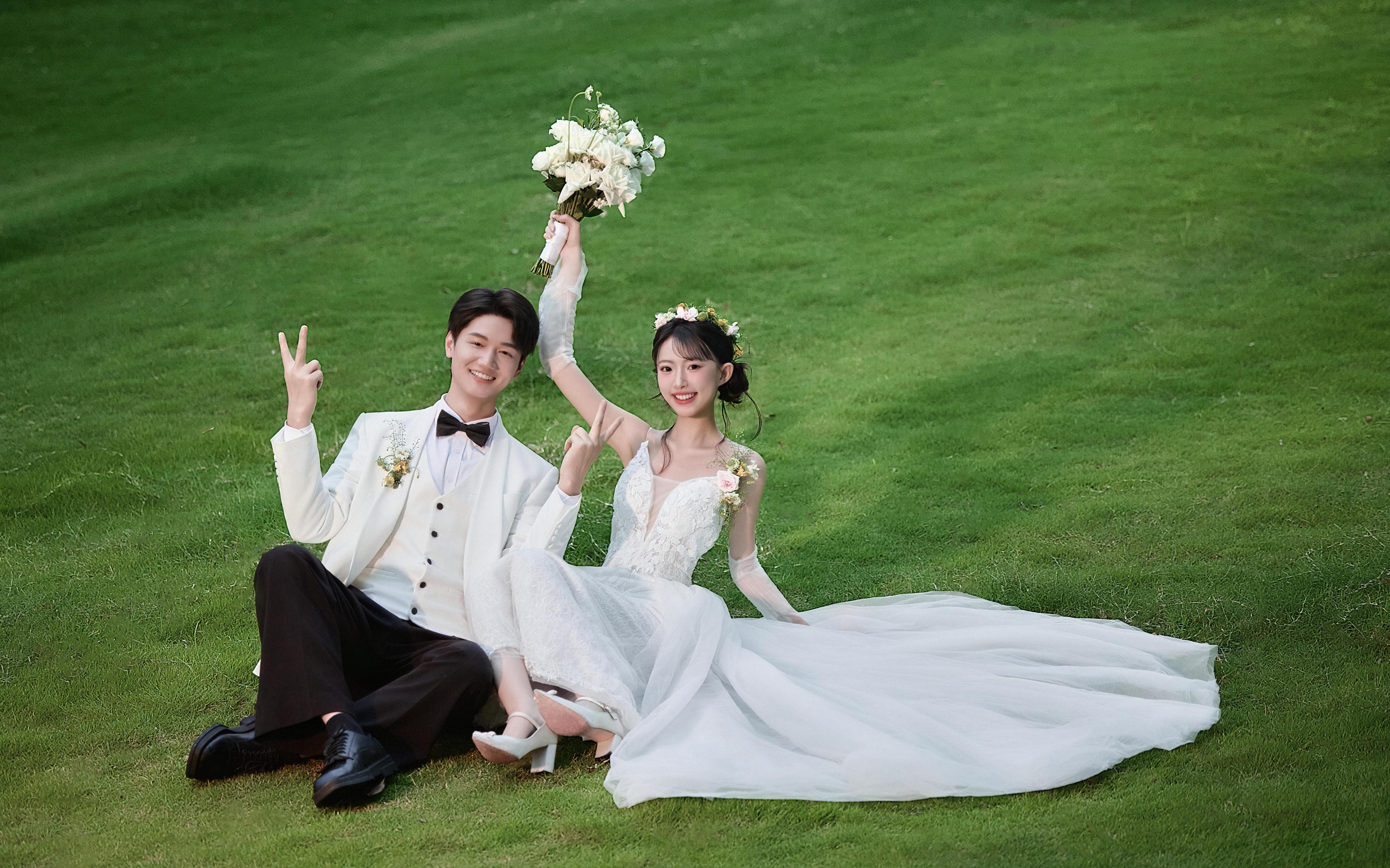 梵梦®原创 | 这个草坪婚纱照让我无法自拔