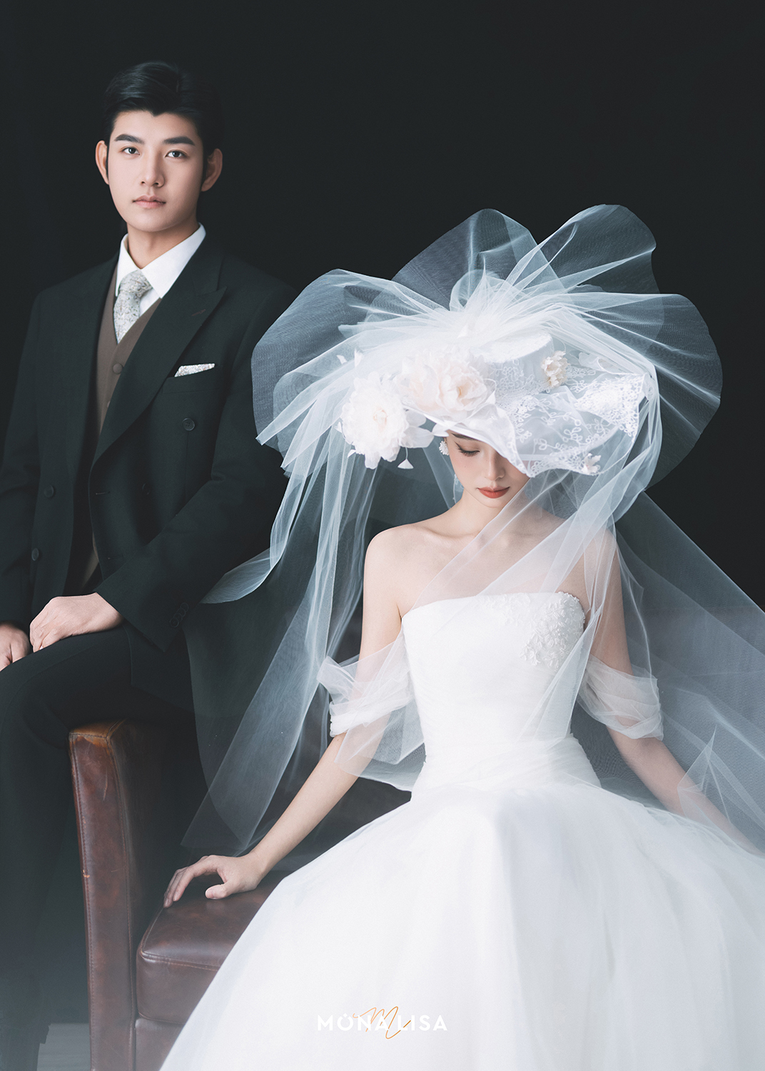 氛围感和仪式感同时拿捏的轻法式婚纱照✨