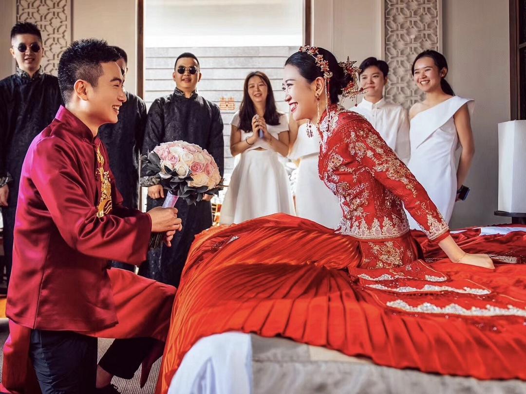 【布蕾丝】中式3件套出租.高定系列