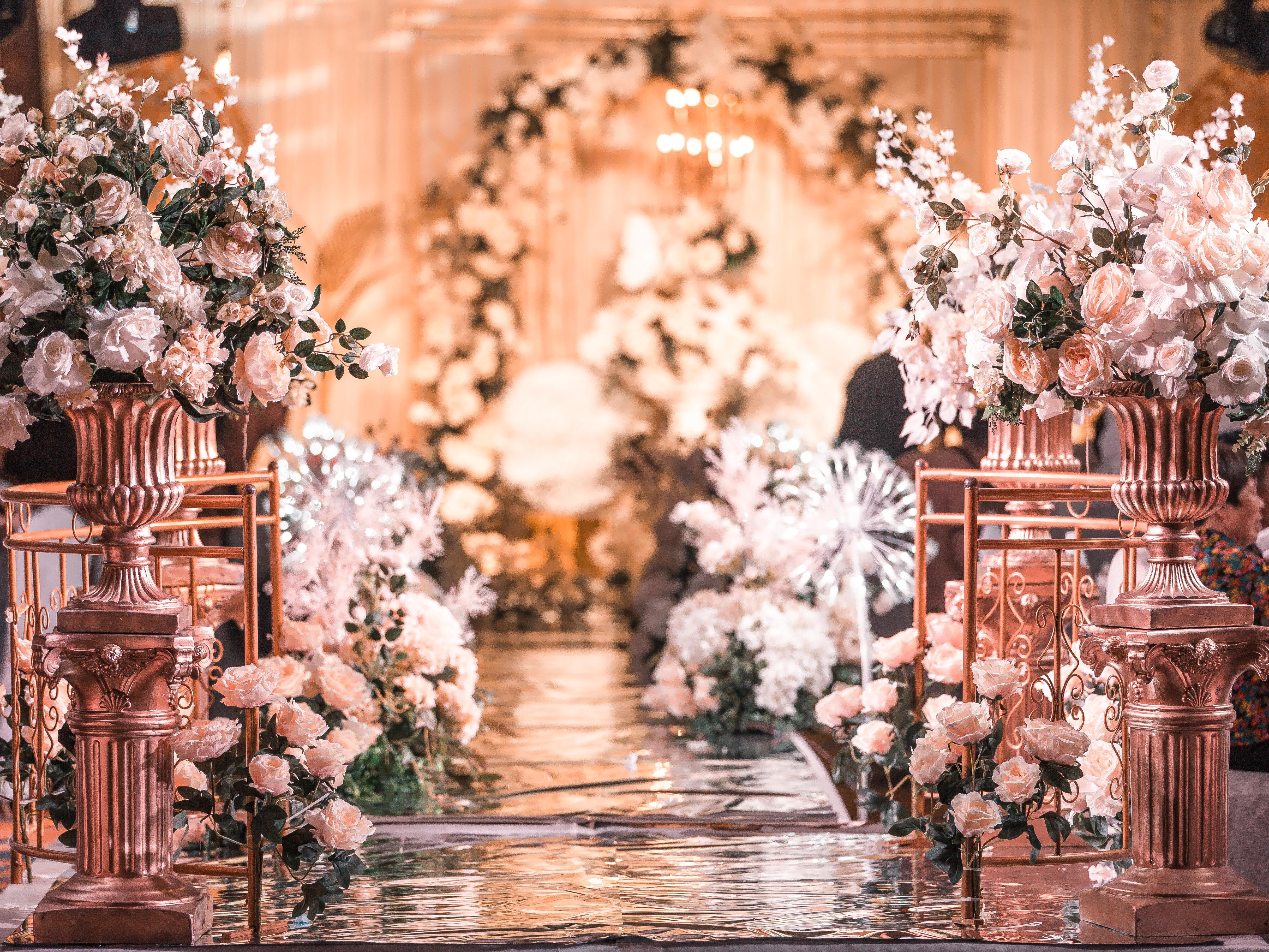 100到150人小型婚礼，高性价比复古轻奢