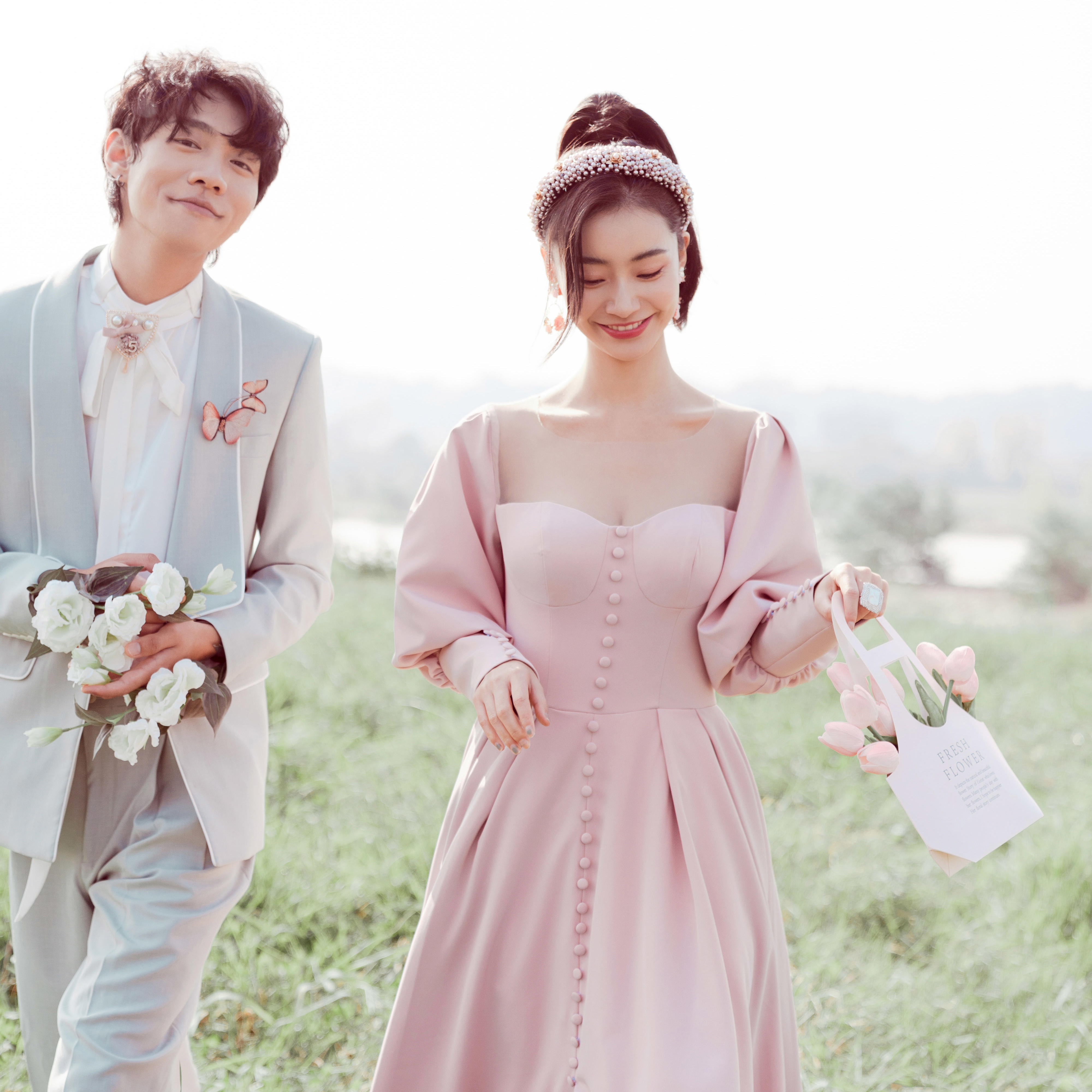 特惠婚纱照+海景拍摄+底片全送