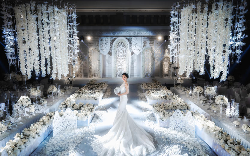 【唐礼禧事】韩式白色纯洁《花现》主题婚礼