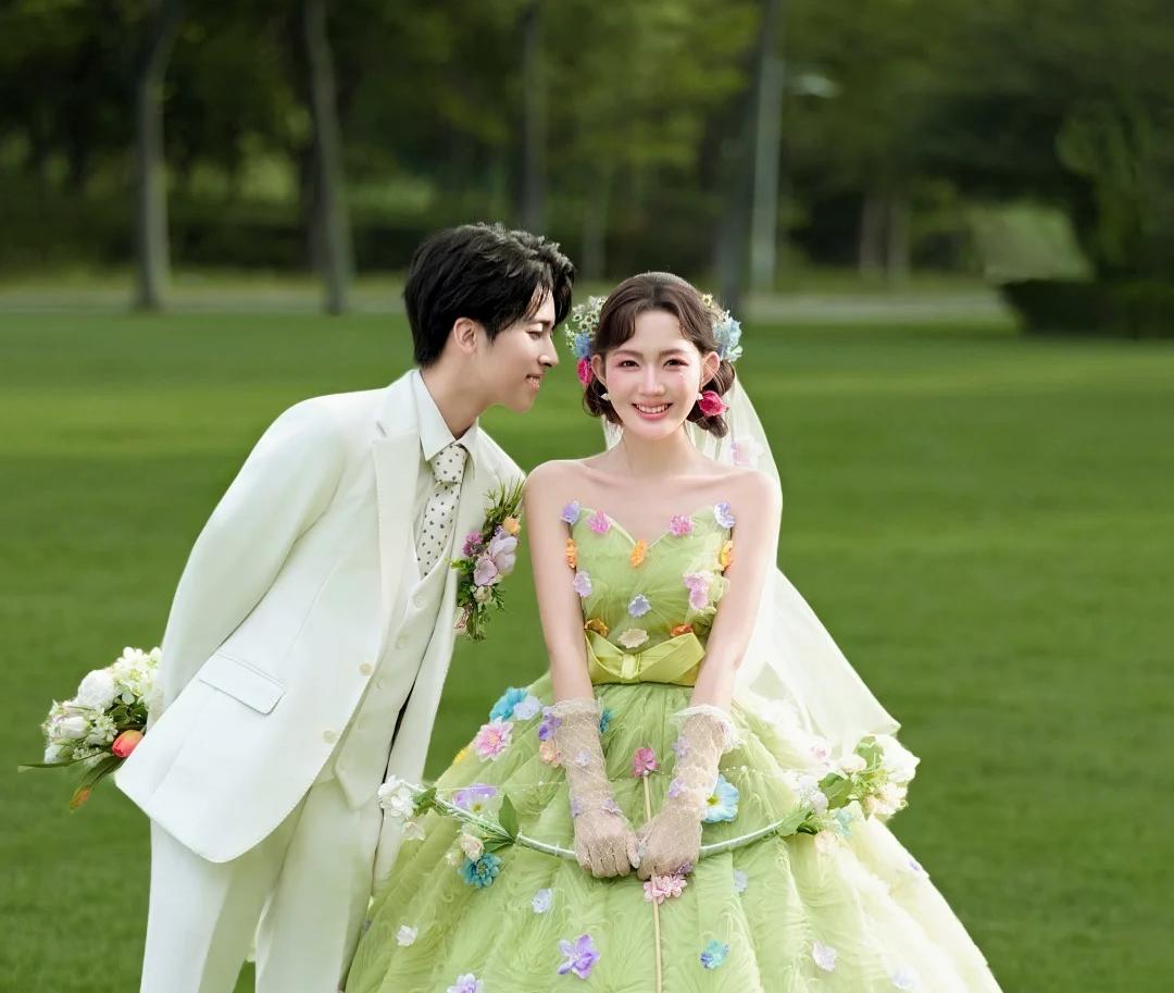 森系精灵婚纱照