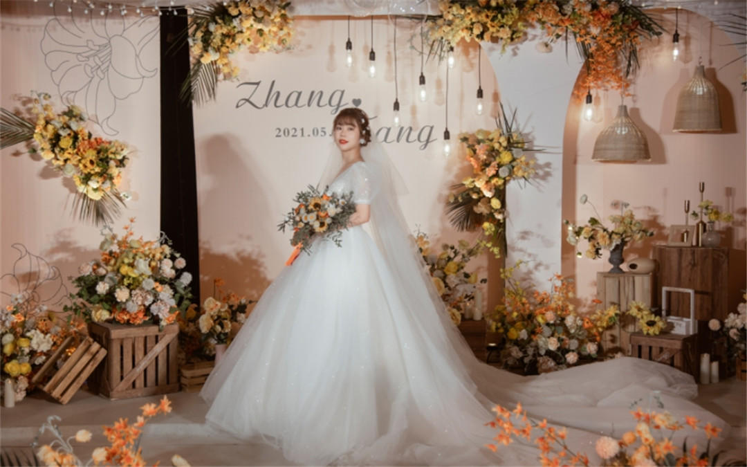 【辉煌喜庆】明亮黄色系婚礼 | 简约小清新