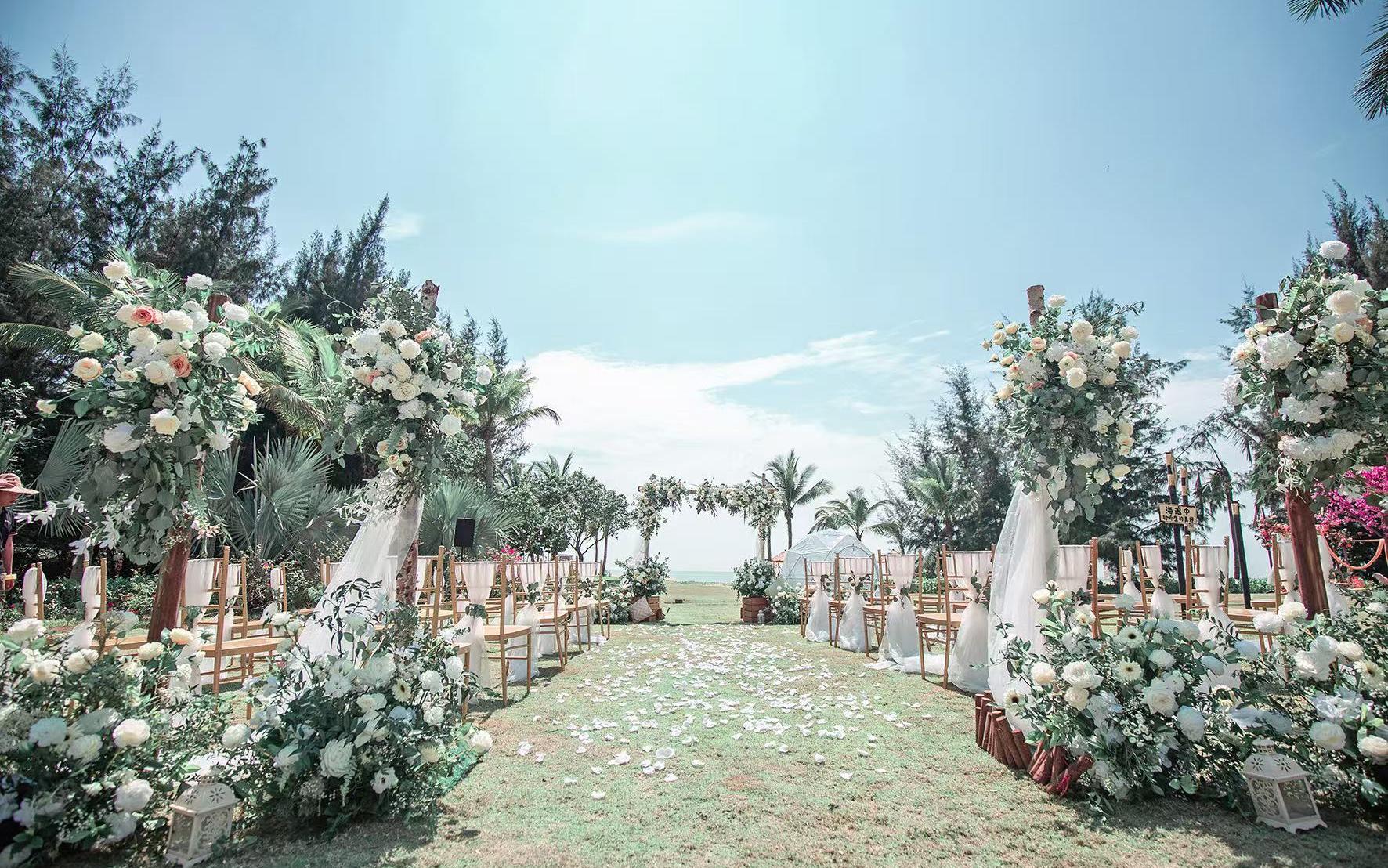 小清新森系原木婚禮